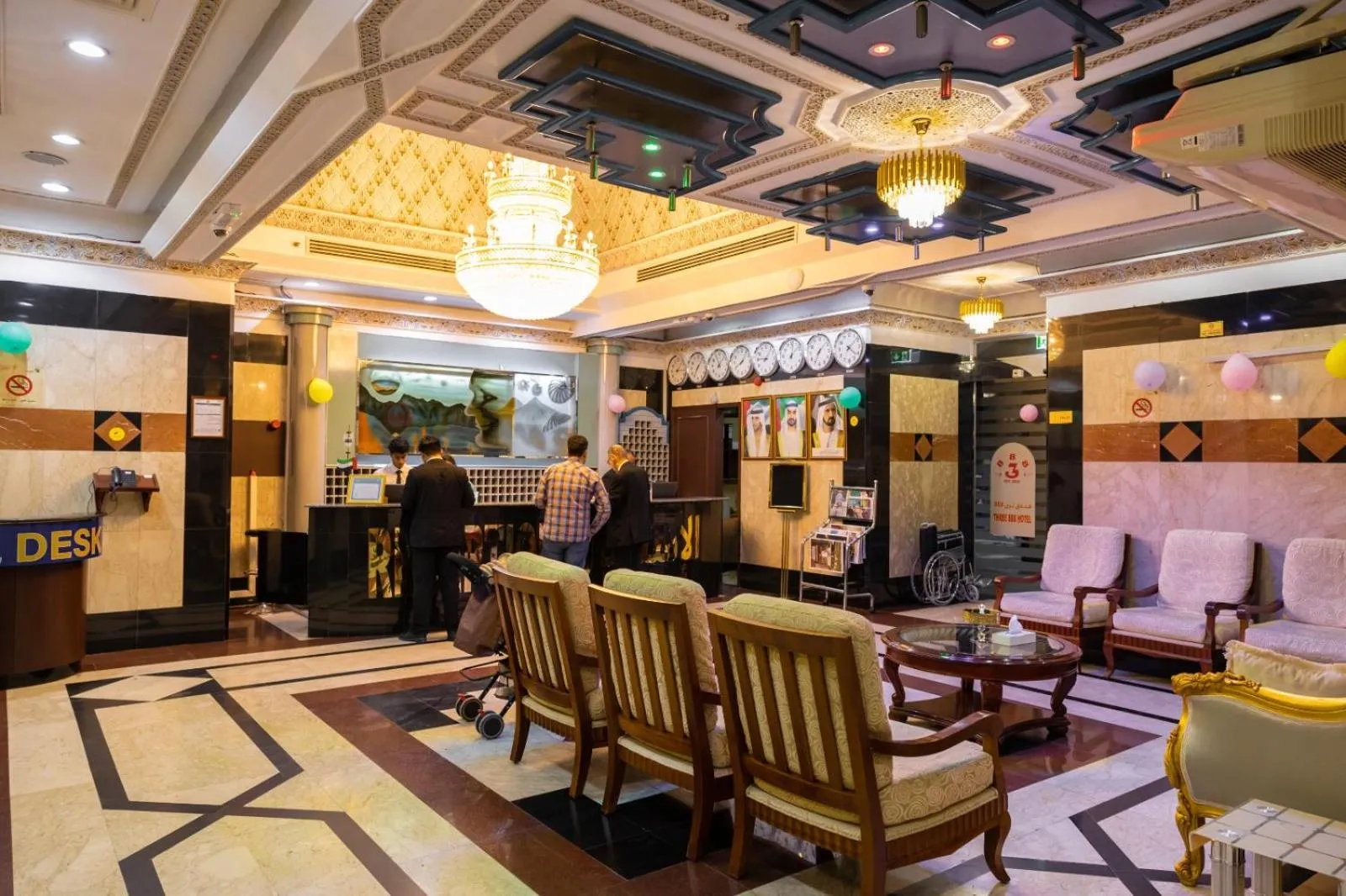 Lobby or reception in Three 888 Hotel