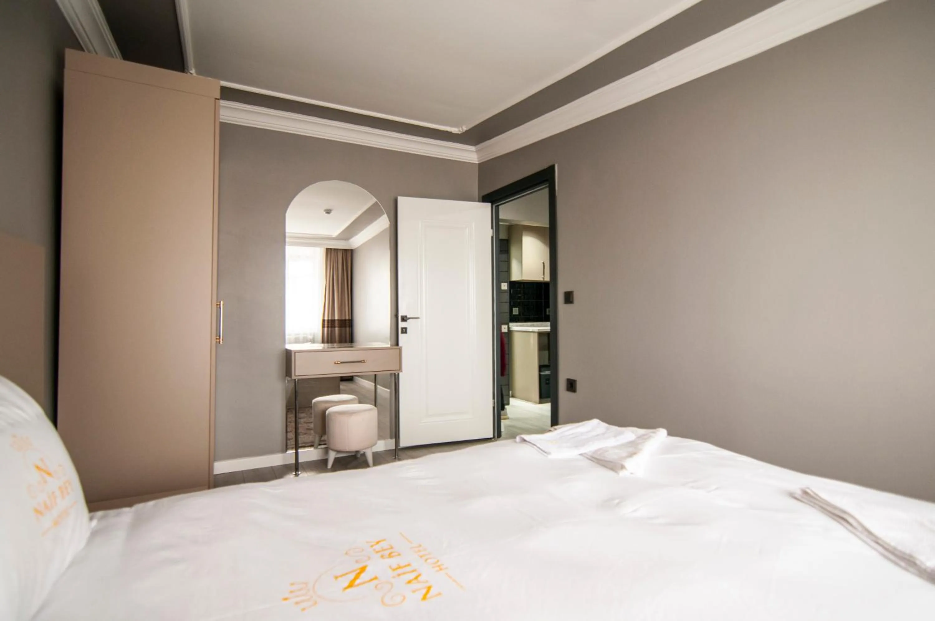 Bed in Naif Bey Hotel