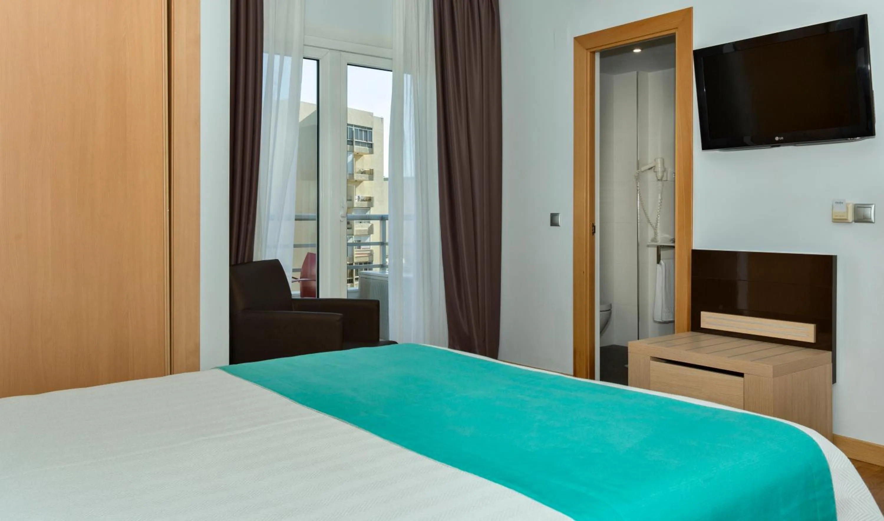 Bed in Hotel Baviera