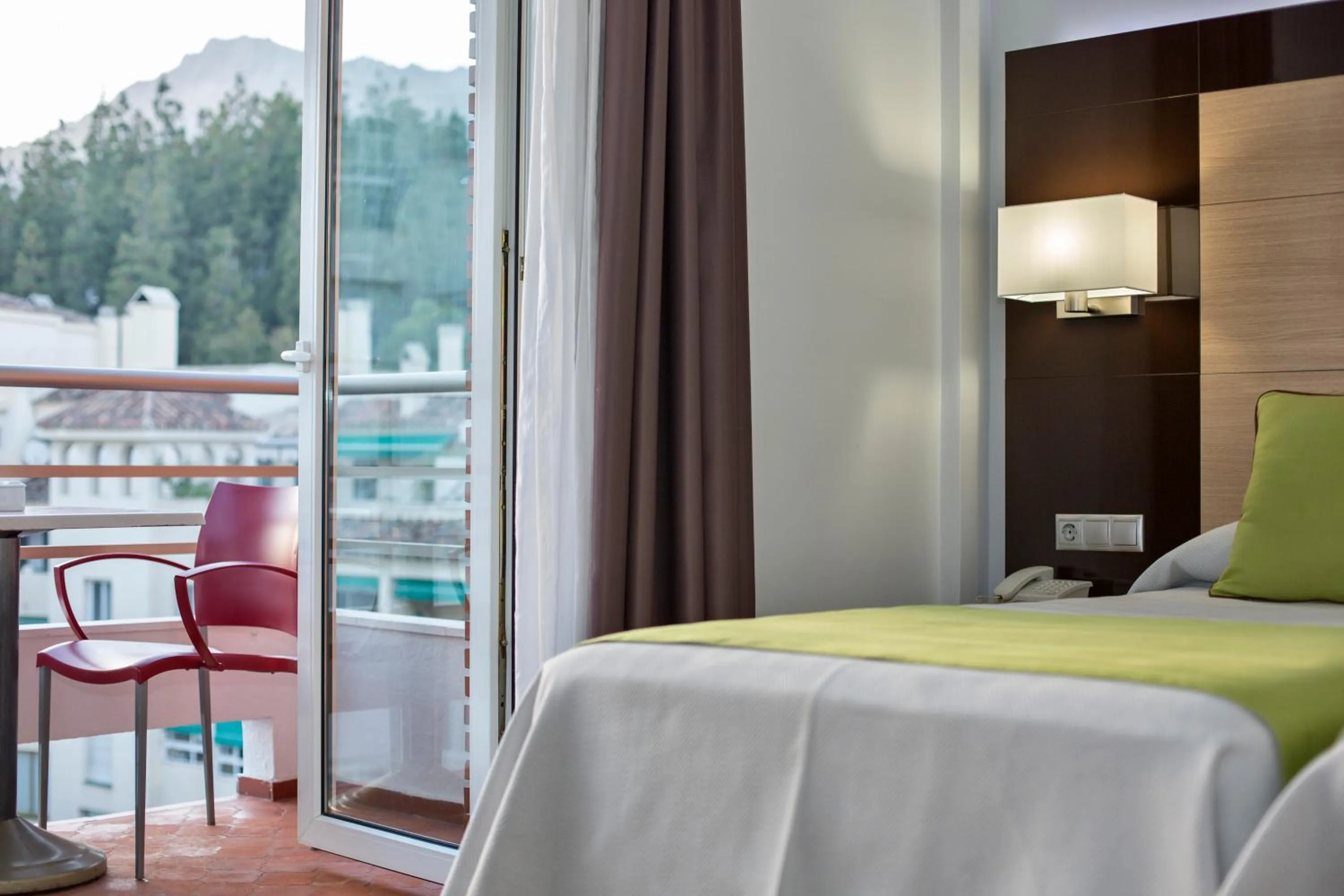 Bed in Hotel Baviera