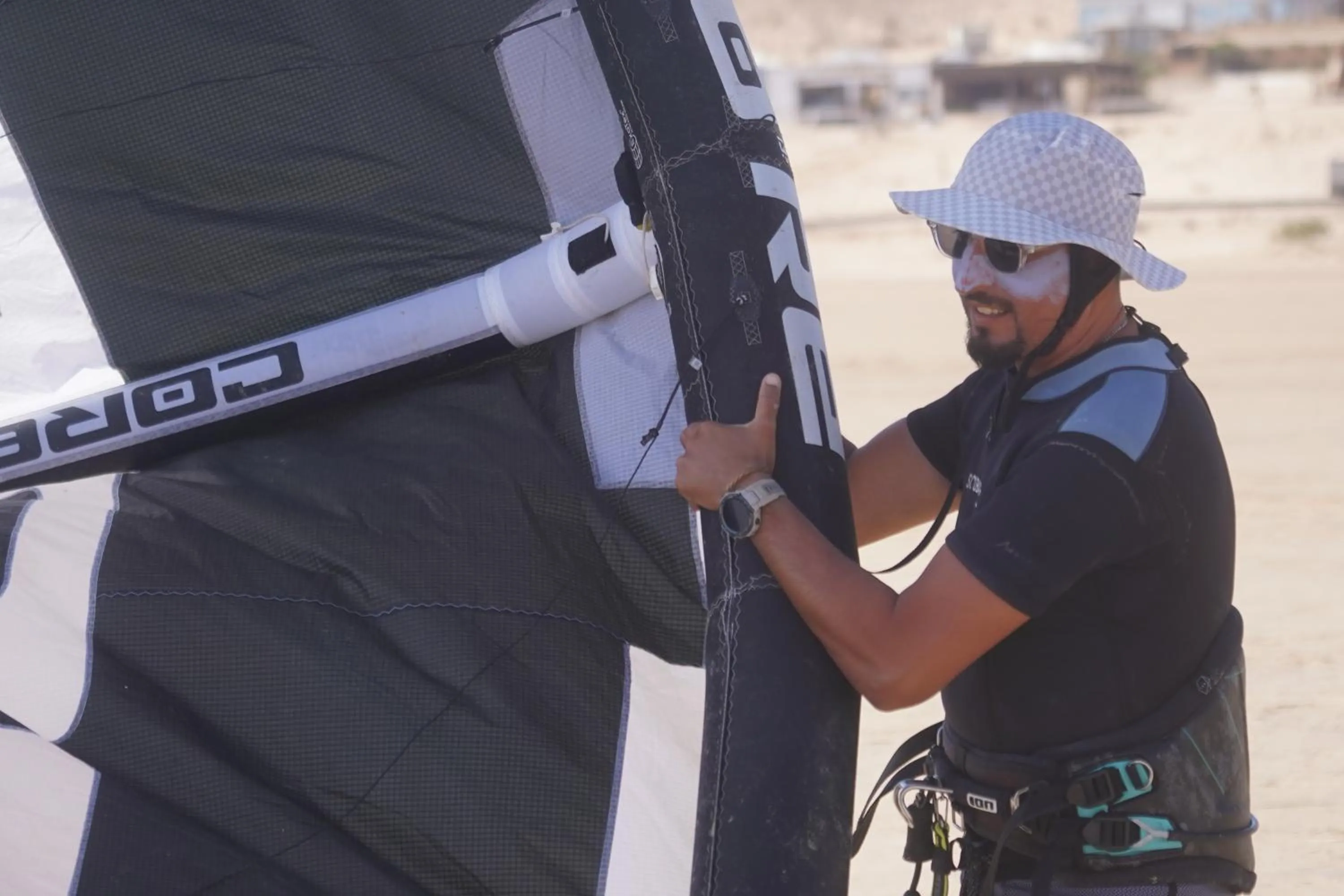 Day in Desert Sands Dakhla Lagoon View & Kitesurf Spot