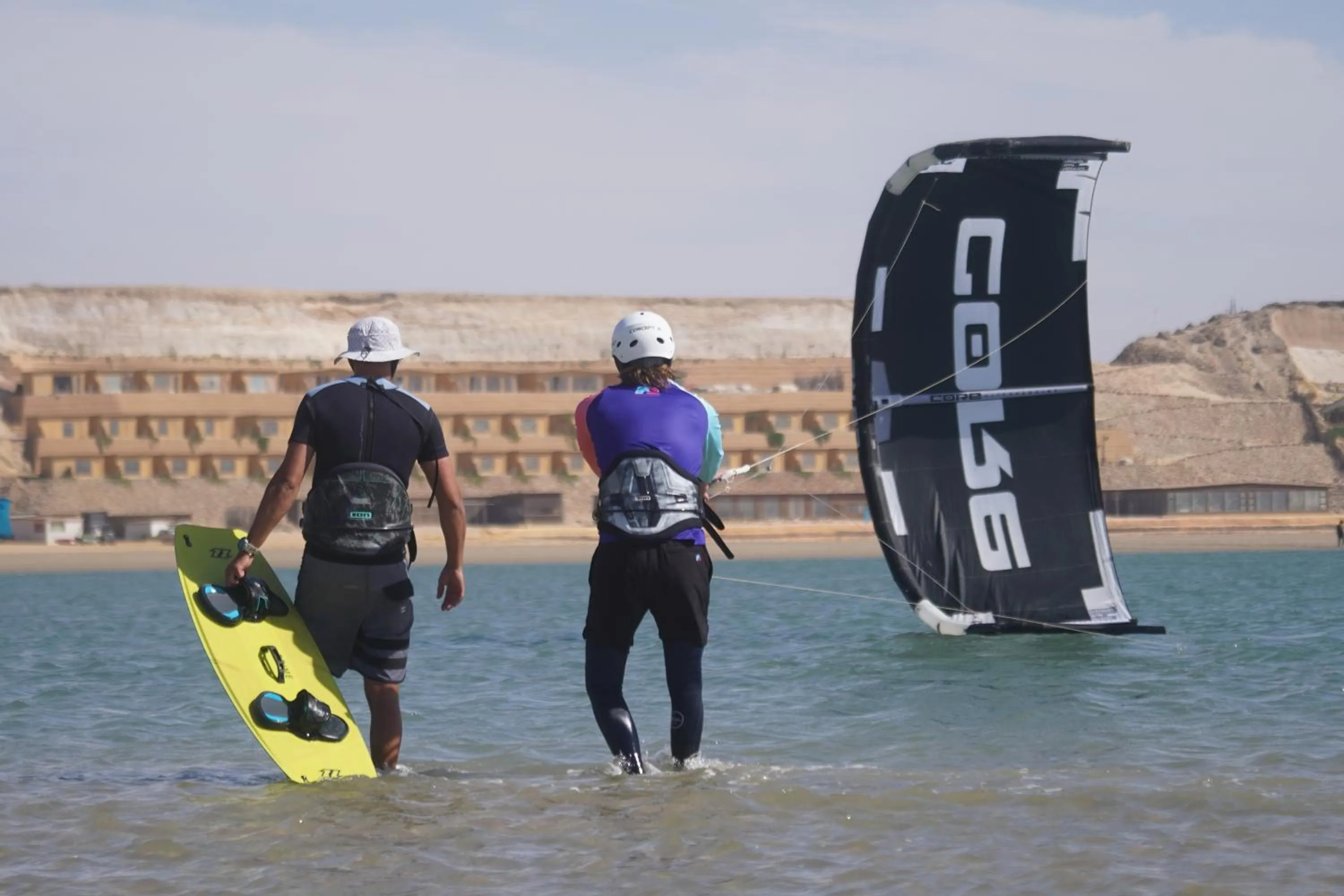 Day in Desert Sands Dakhla Lagoon View & Kitesurf Spot