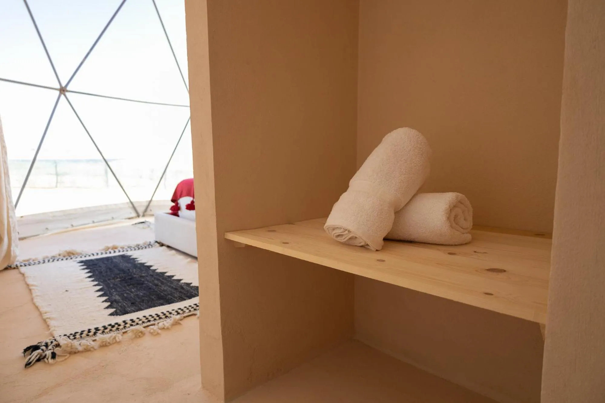 towels in Desert Sands Dakhla Lagoon View & Kitesurf Spot