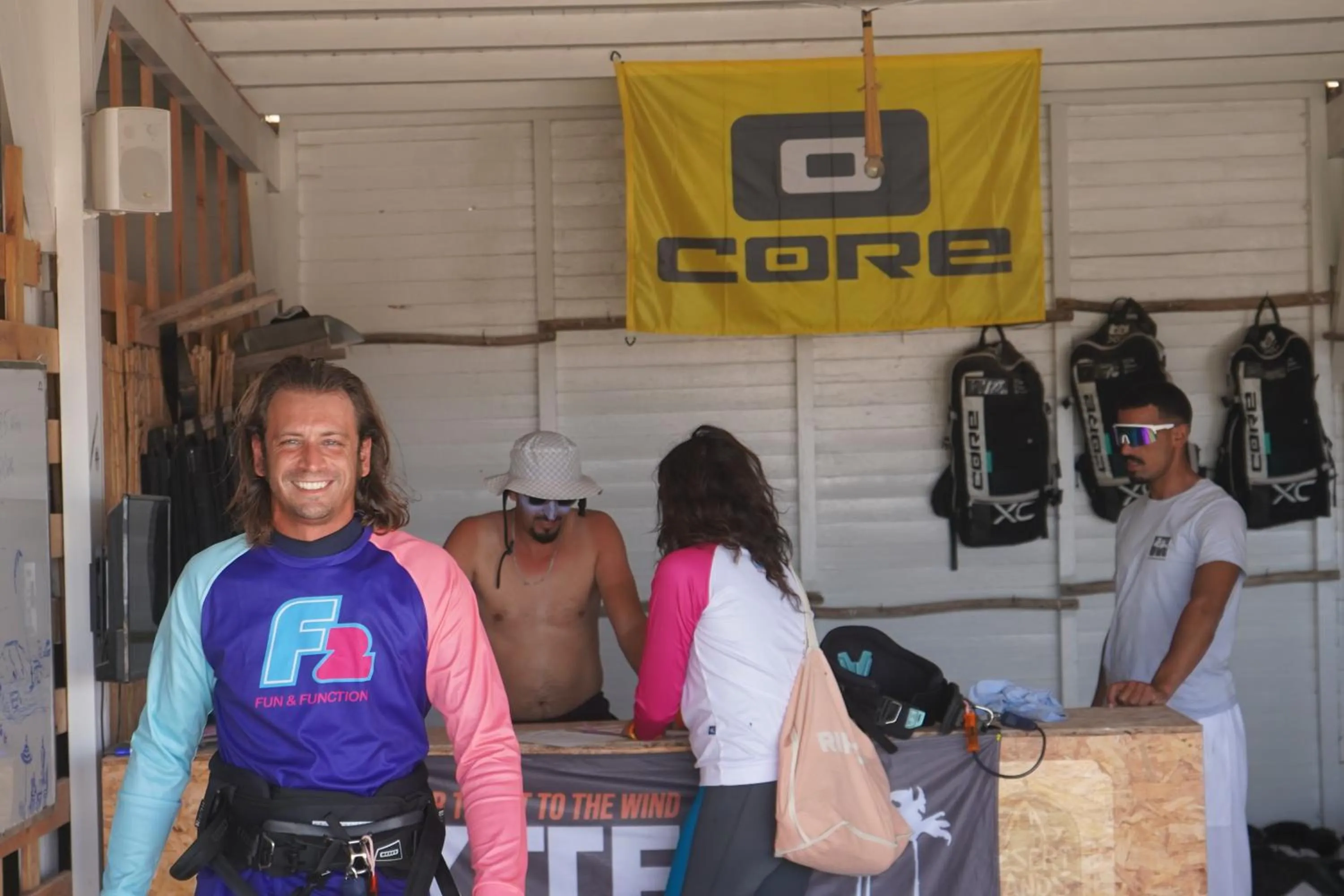 People in Desert Sands Dakhla Lagoon View & Kitesurf Spot