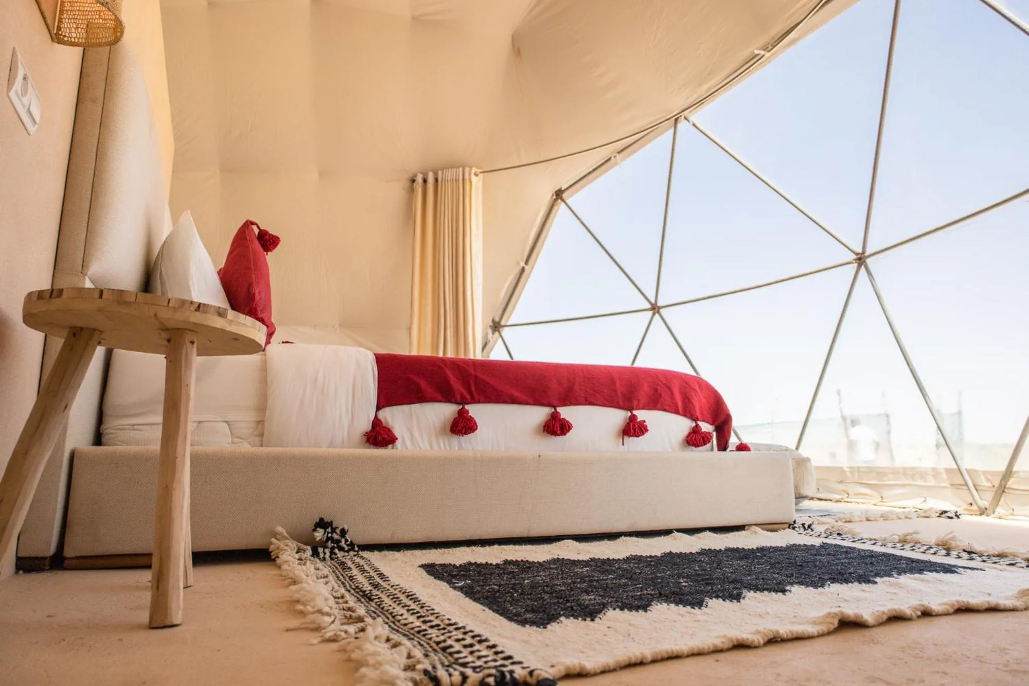 Bed in Desert Sands Dakhla Lagoon View & Kitesurf Spot
