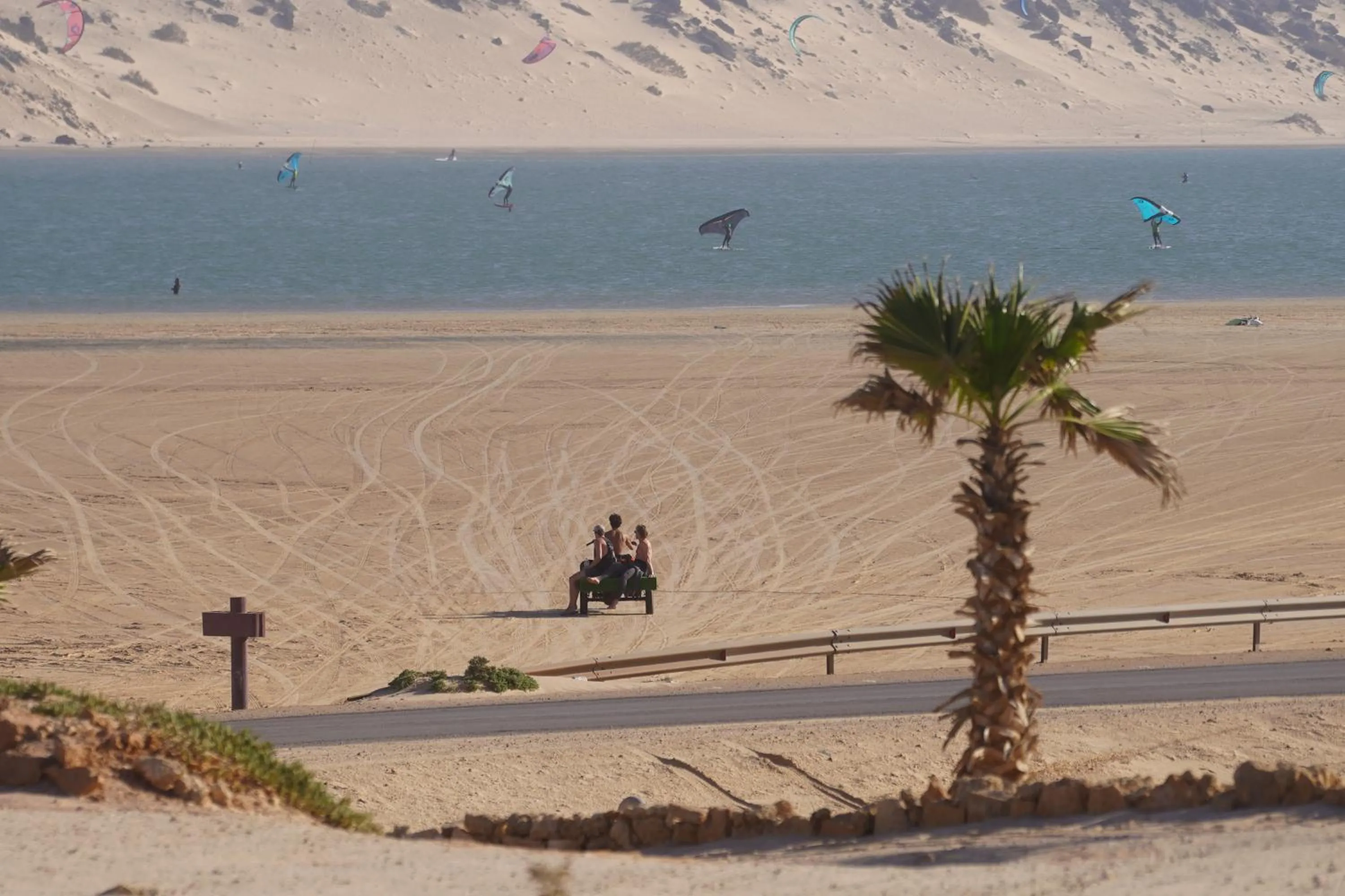 Day in Desert Sands Dakhla Lagoon View & Kitesurf Spot