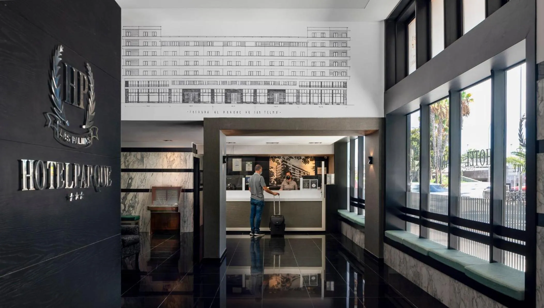 Decorative detail in Sercotel Hotel Parque