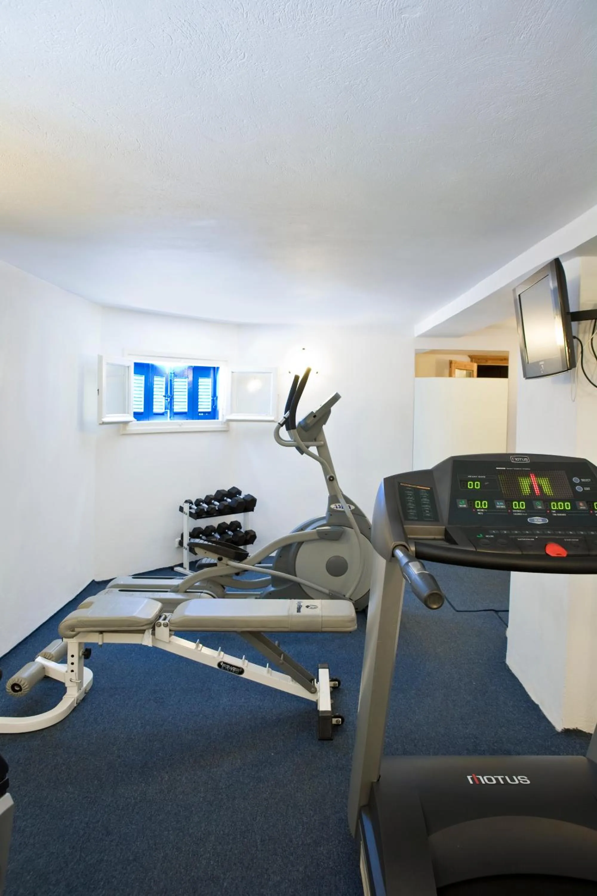 Fitness centre/facilities in Yiannaki Hotel