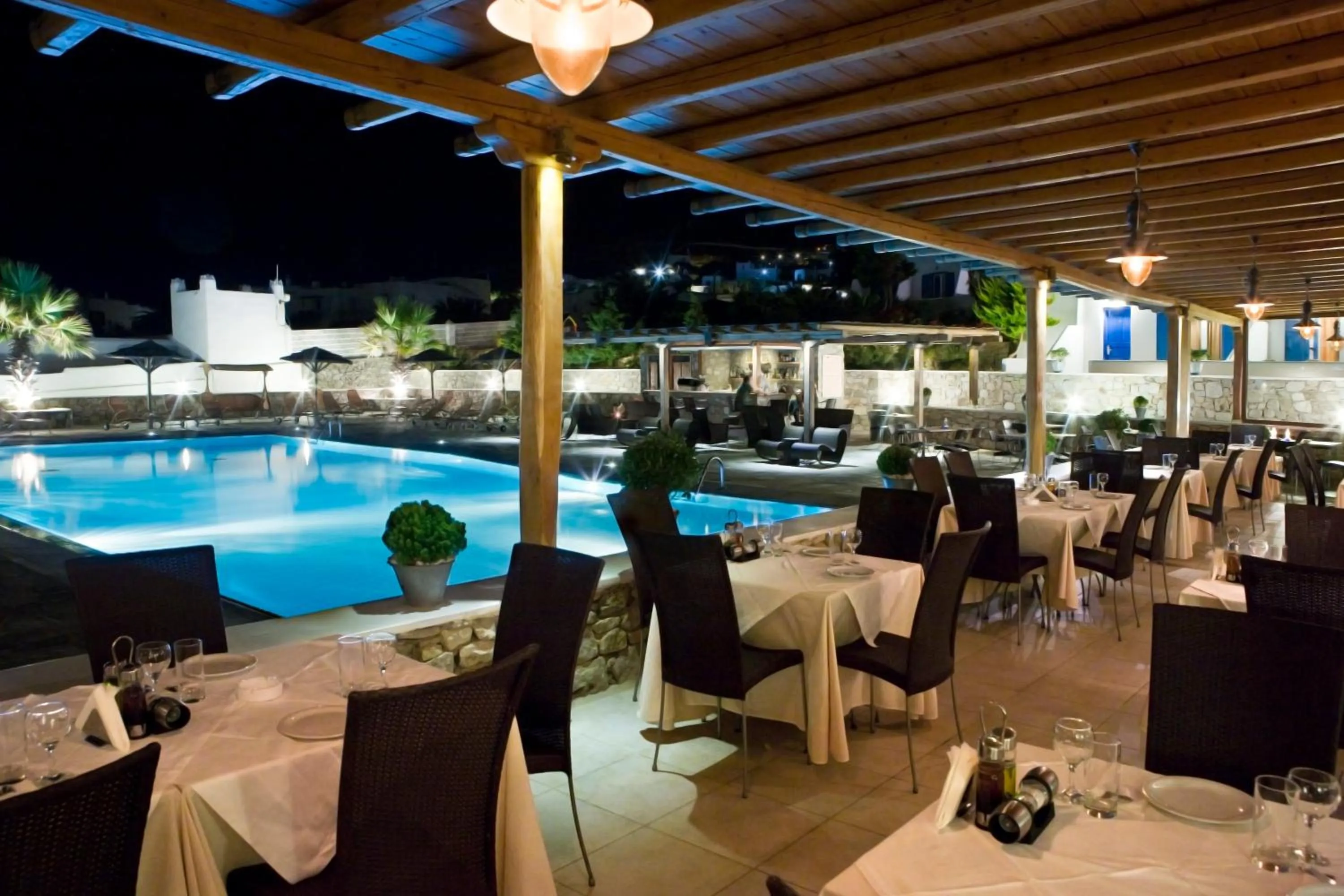 Restaurant/places to eat in Yiannaki Hotel