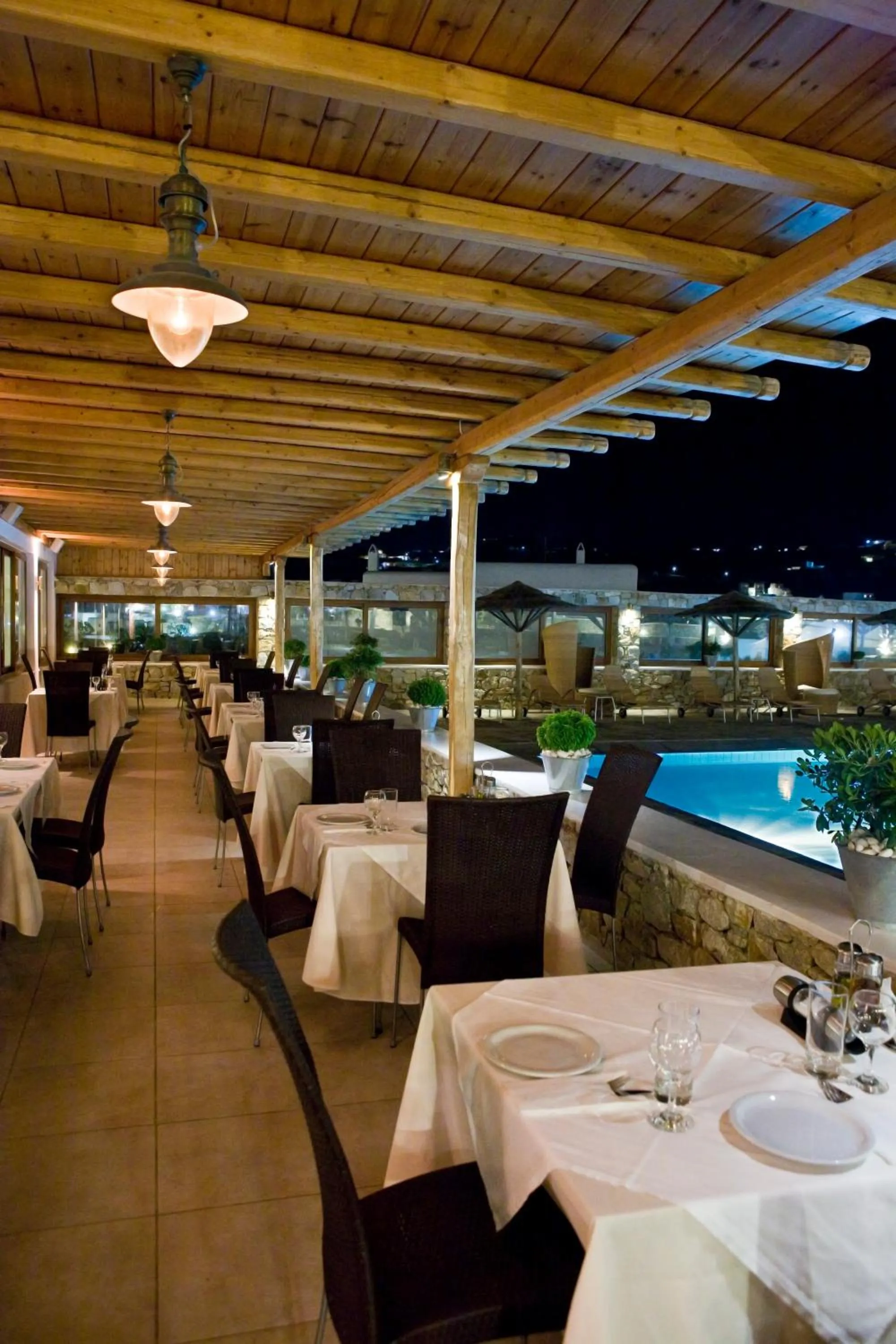 Restaurant/places to eat in Yiannaki Hotel