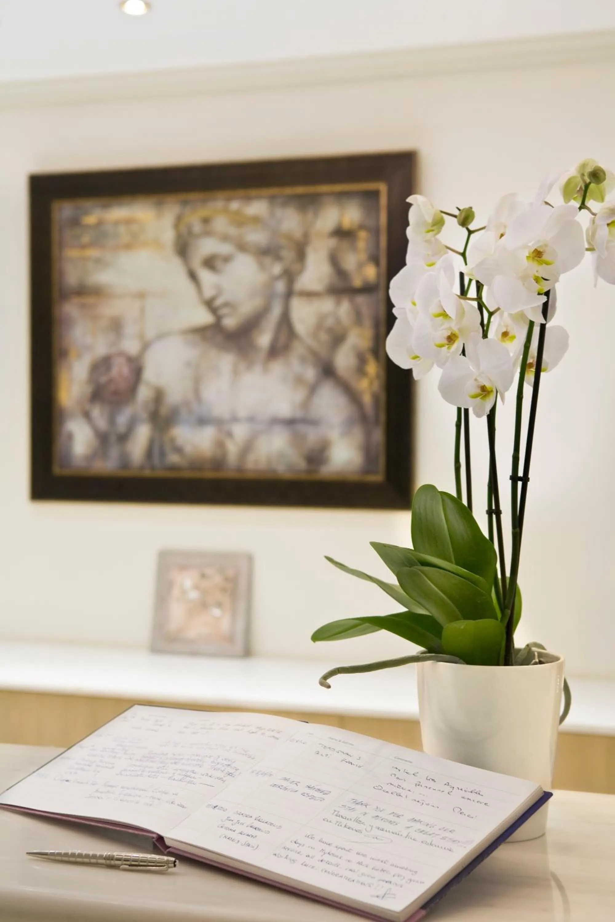 Lobby or reception in Yiannaki Hotel