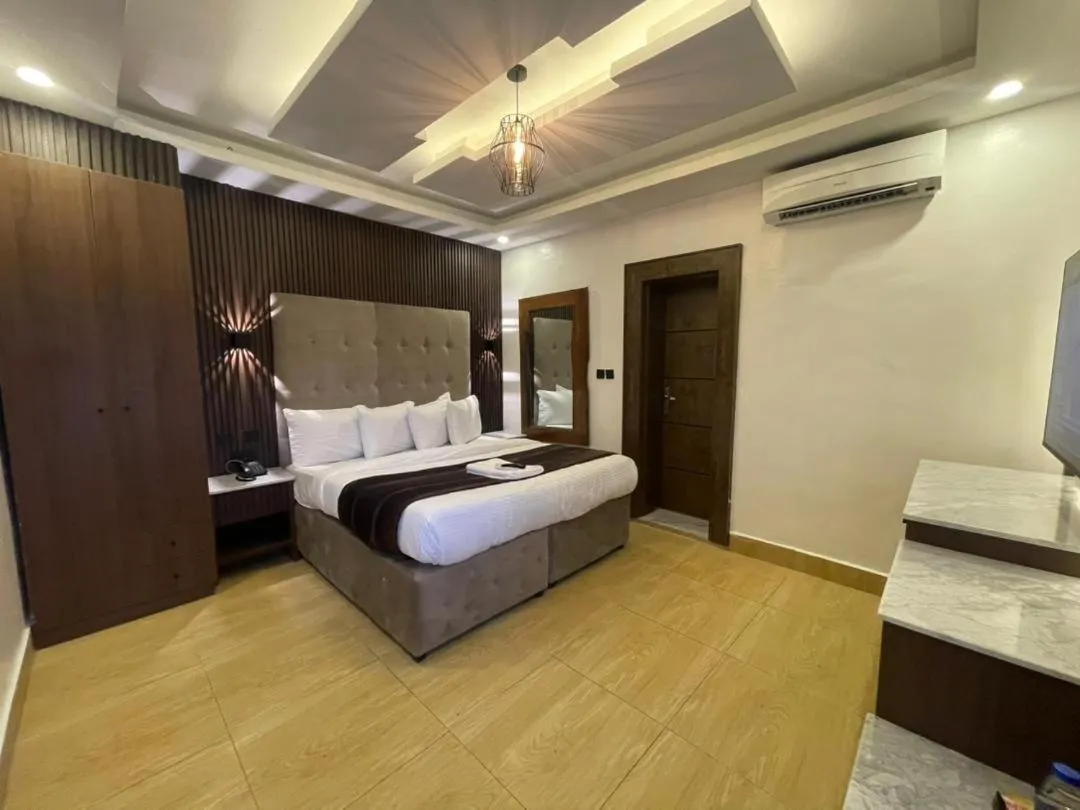 Bed in Presken Hotel Residence, GRA Ikeja, Lagos