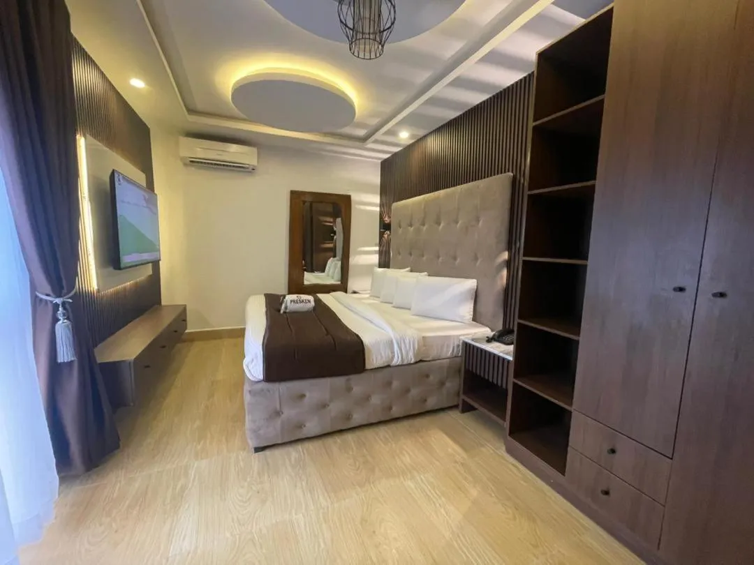 Bed in Presken Hotel Residence, GRA Ikeja, Lagos
