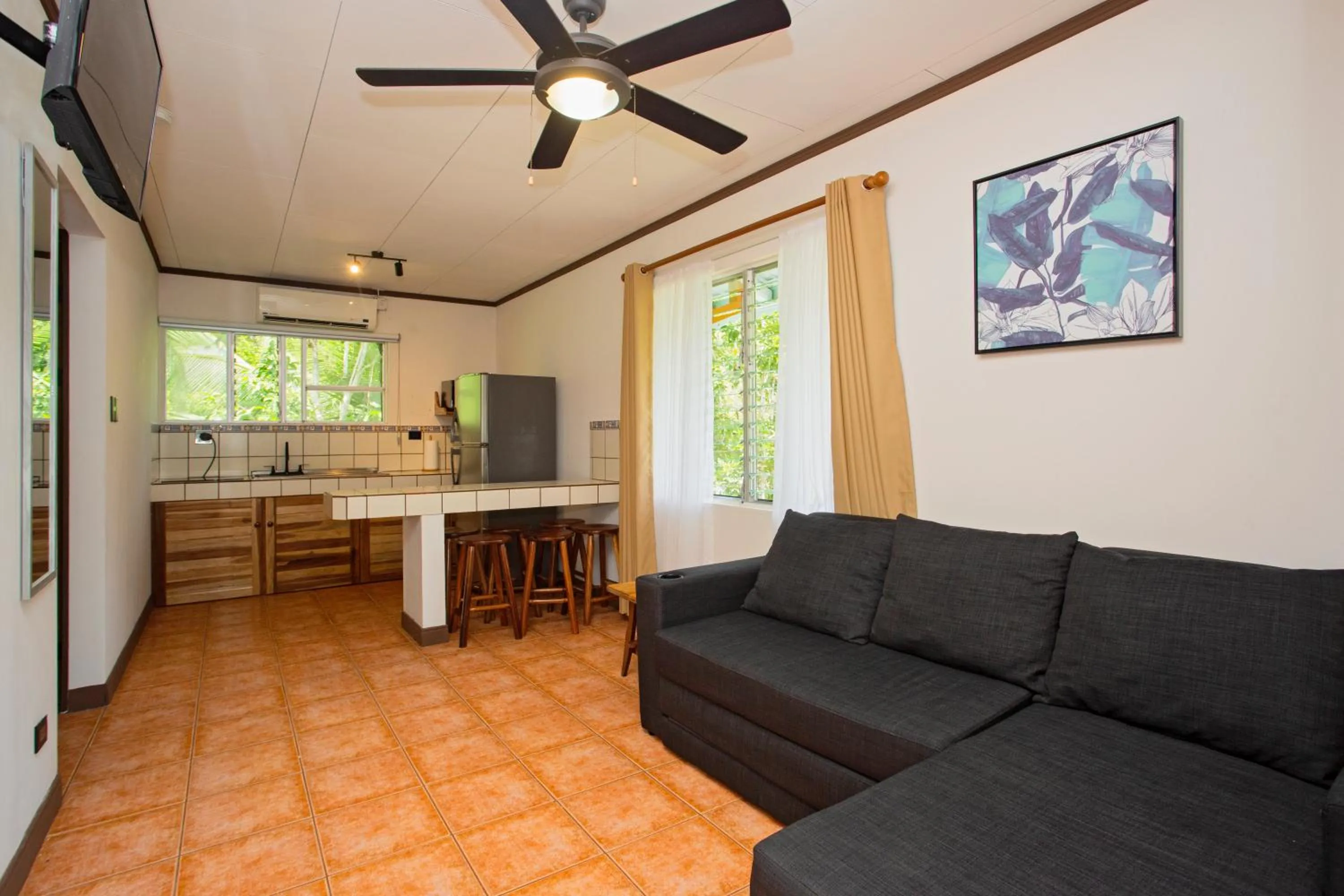 Living room in Manzanillo Caribbean Resort