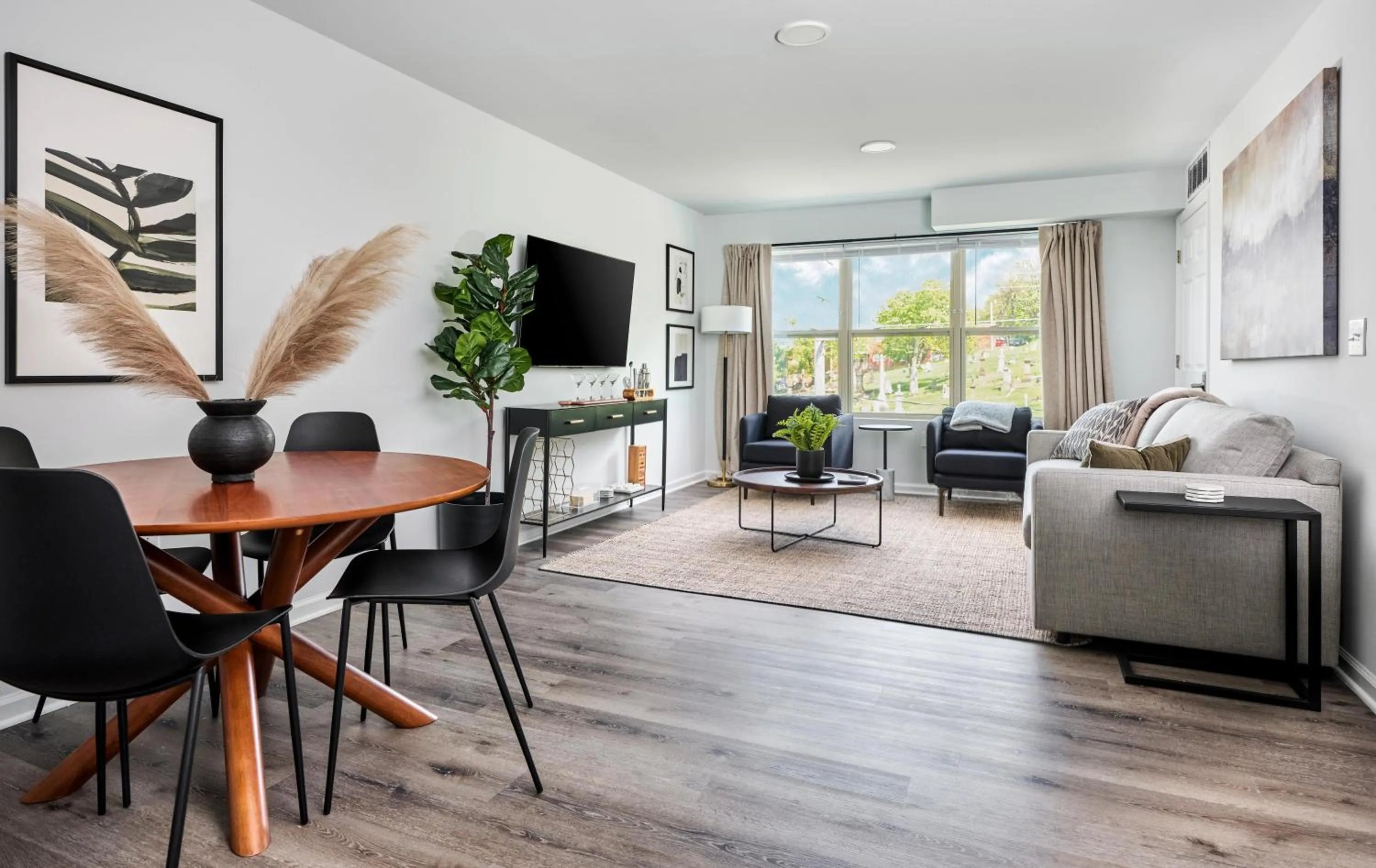 Living room in Hyatus at City Views