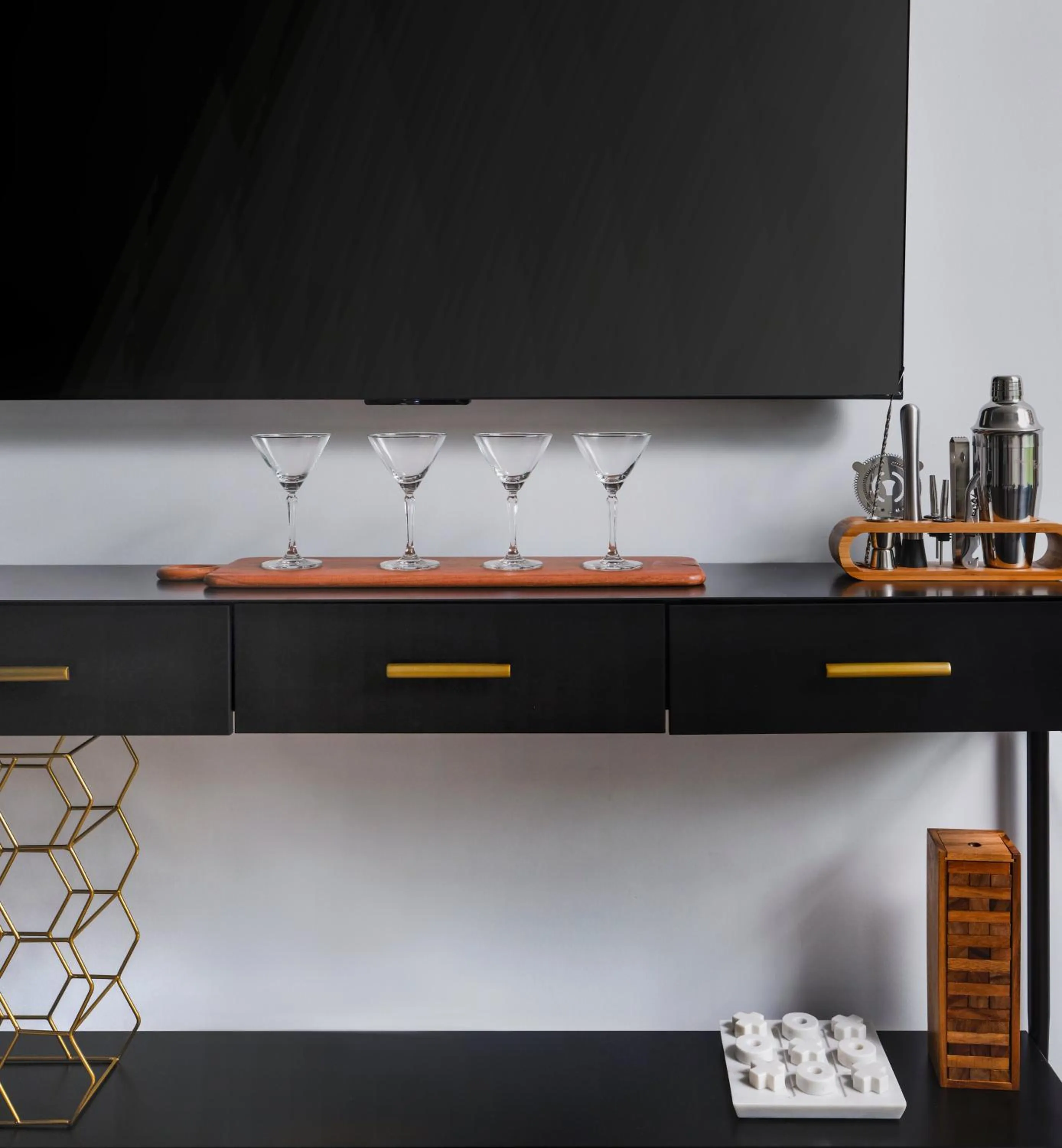 Living room in Hyatus at City Views