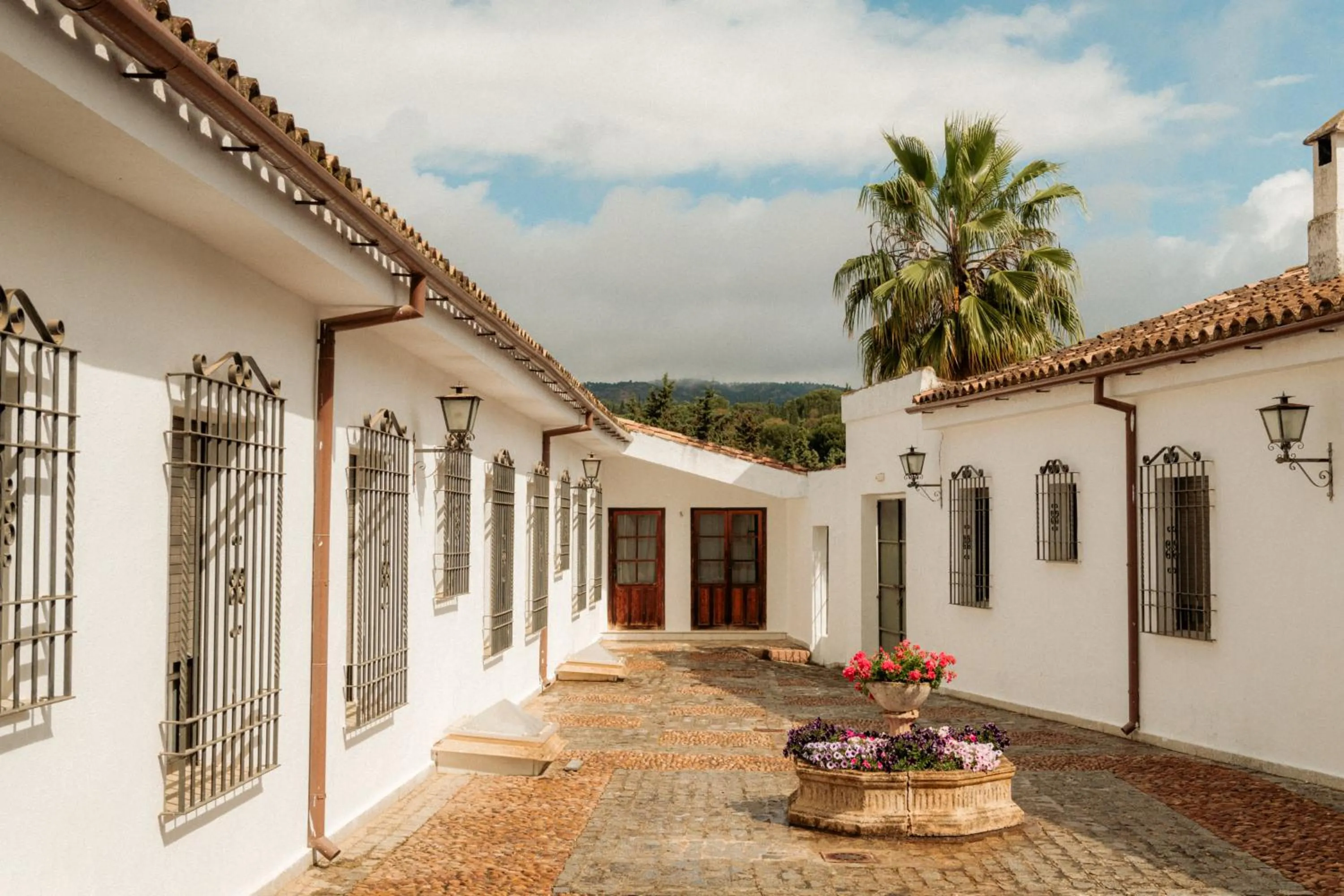 Inner courtyard view in DWO Finca Los Abetos