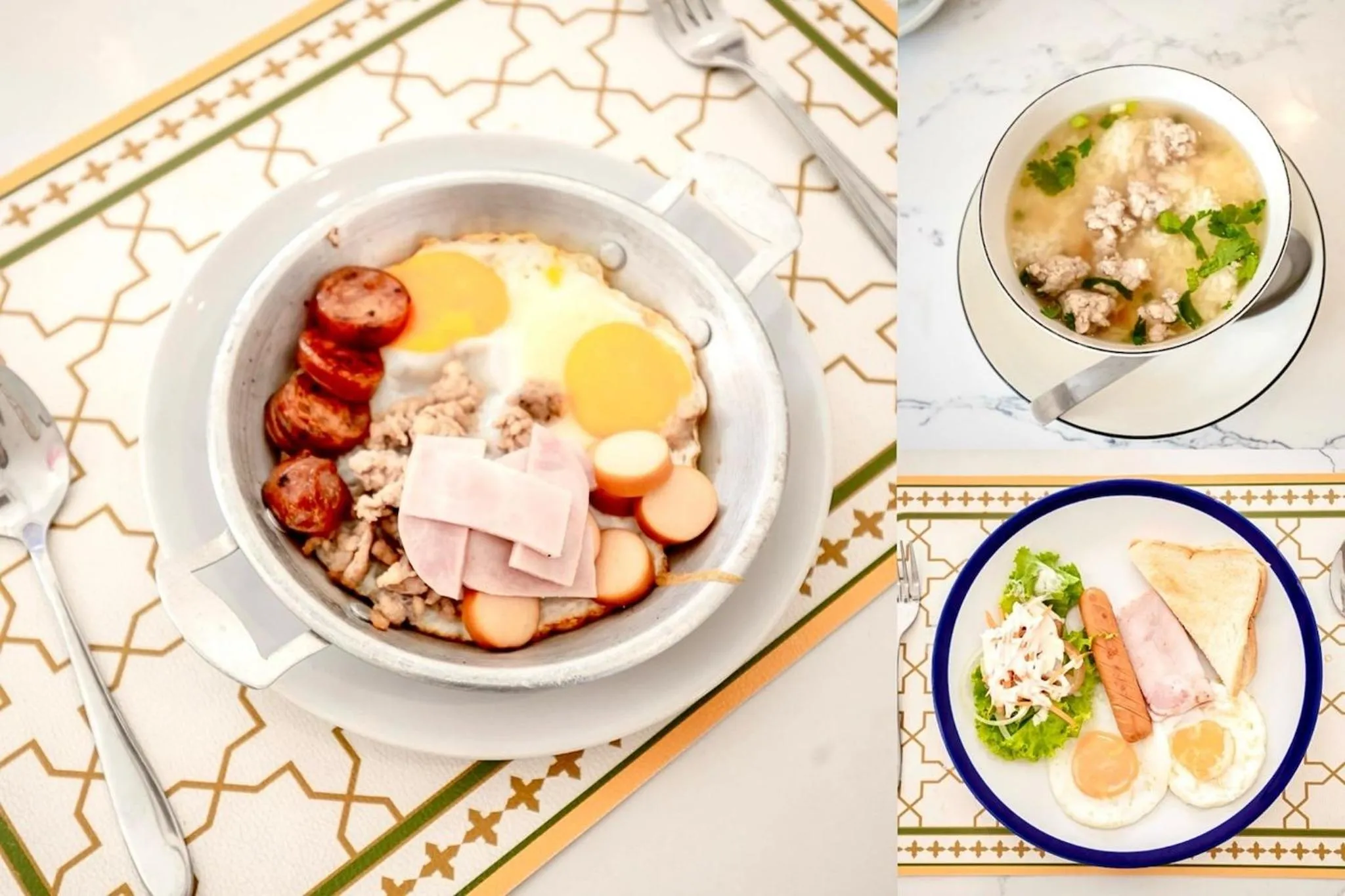 Breakfast in Arpo Pool Villa Riverside Bangkok