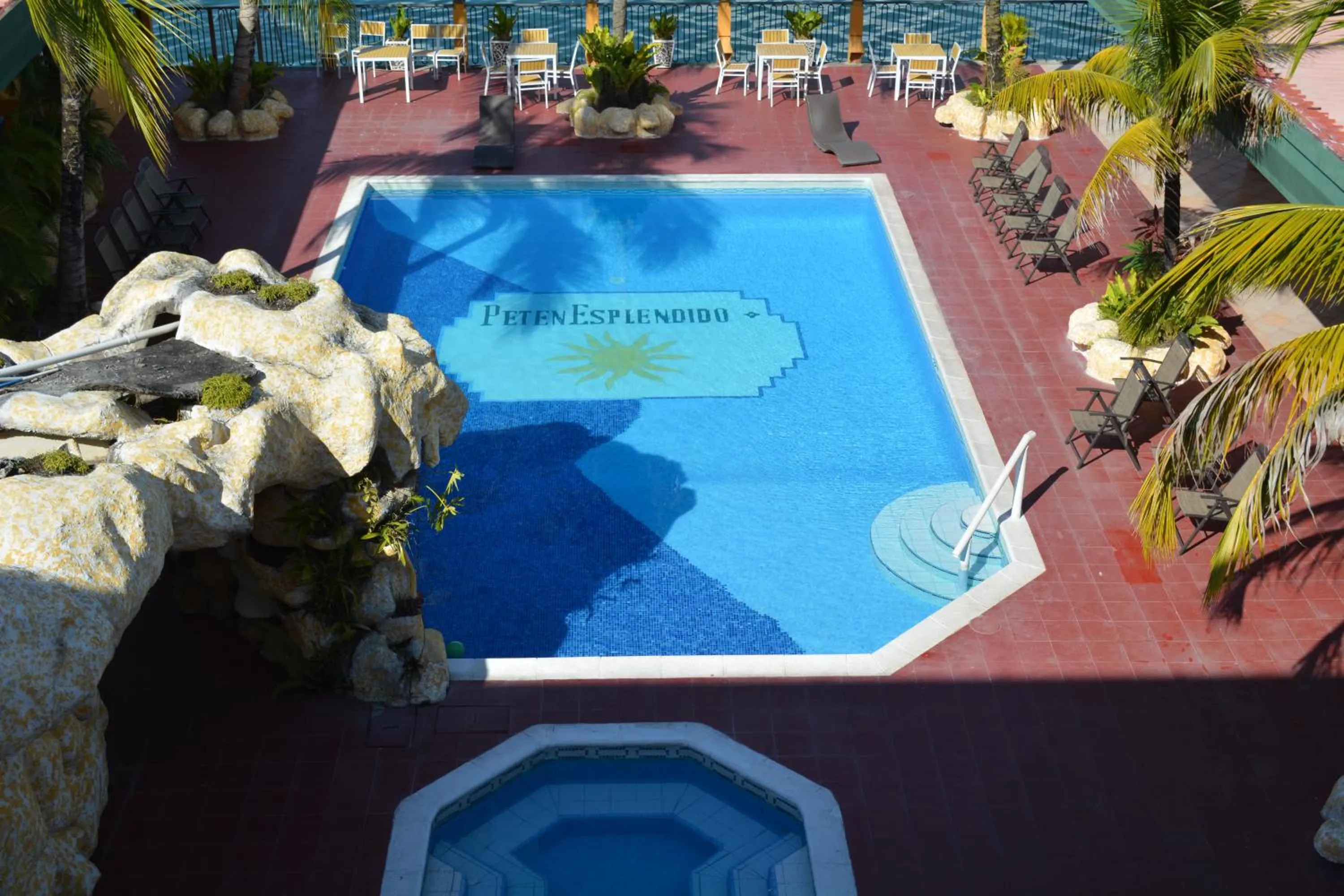 Pool view in Peten Esplendido