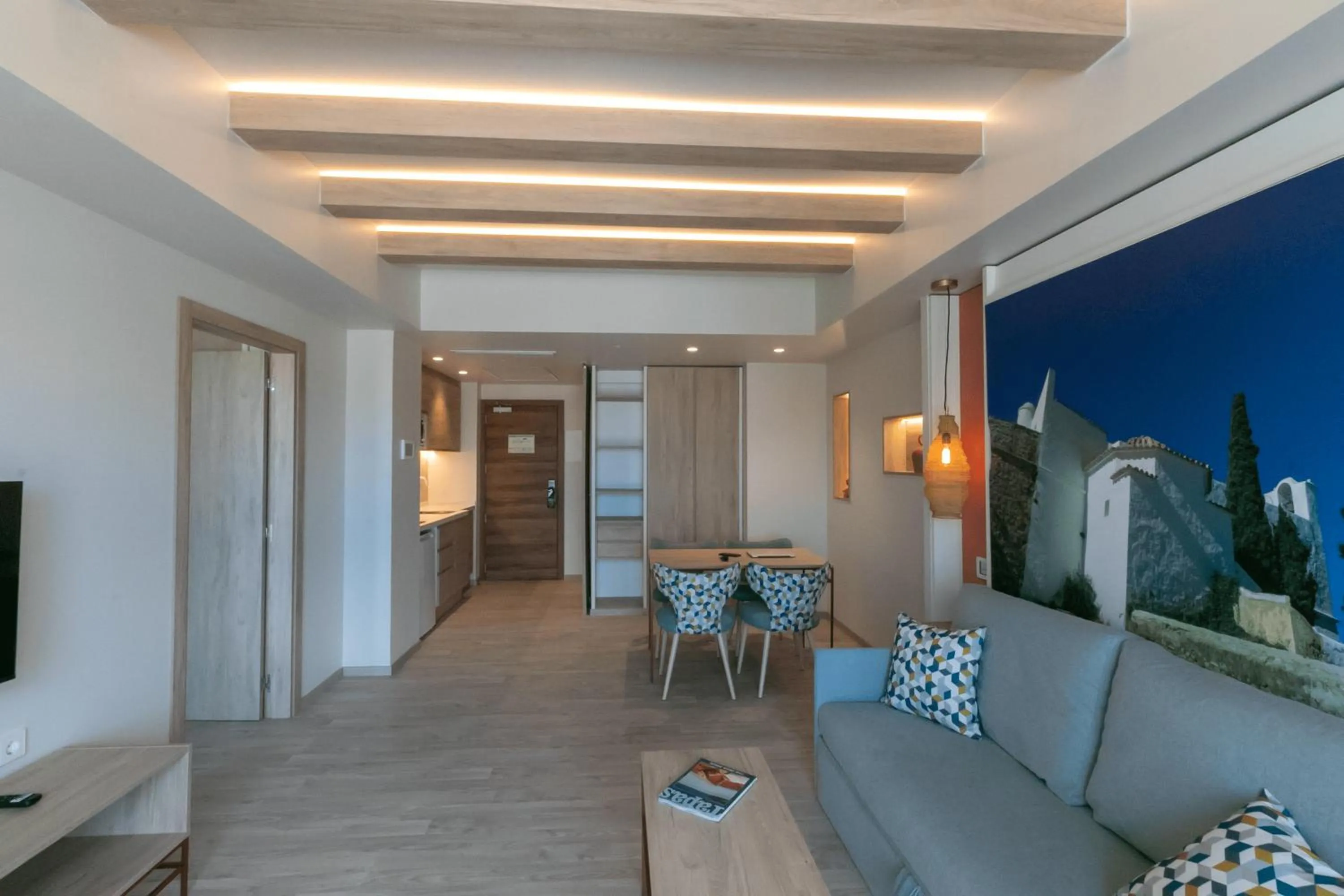 Living room in The White Apartments