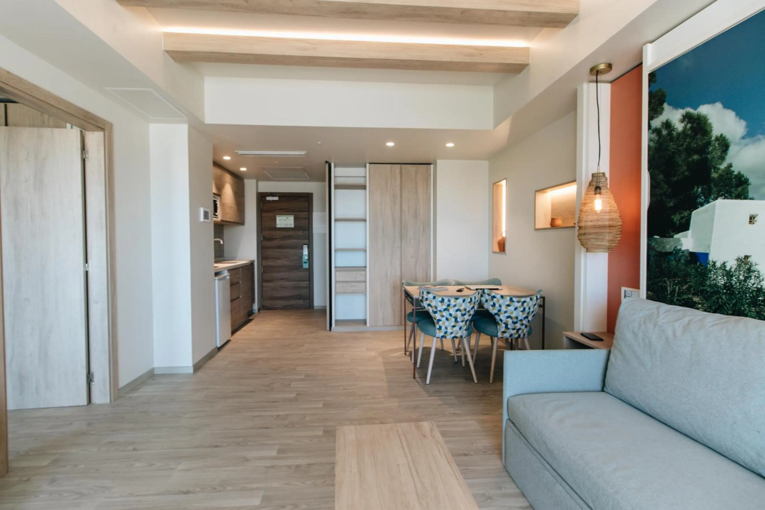 Living room in The White Apartments