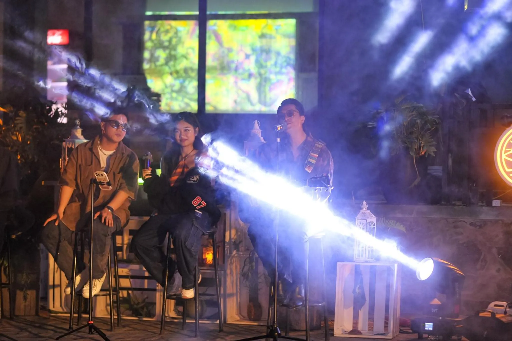 People in Republic Hostel Cat Ba