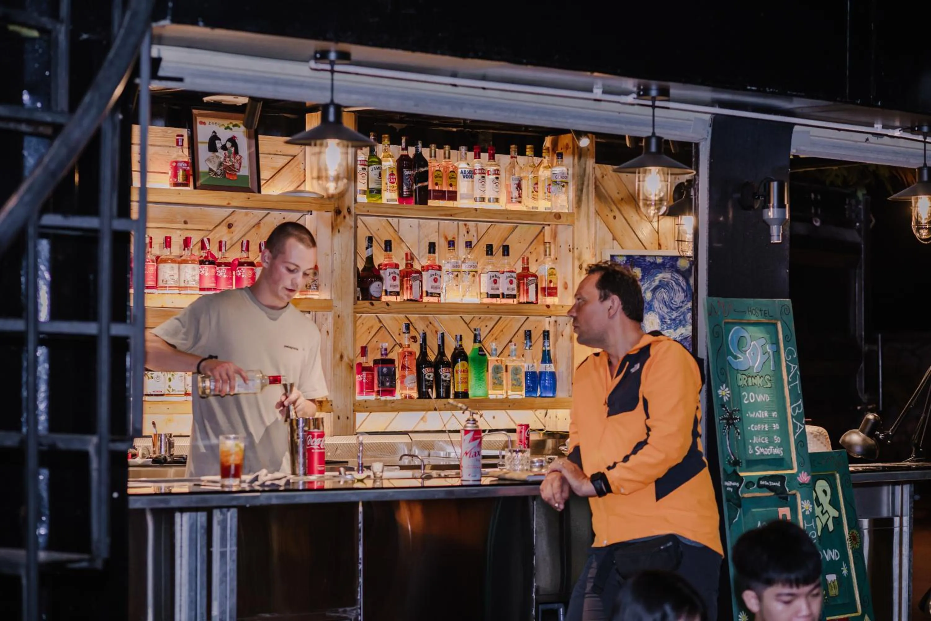 People in Republic Hostel Cat Ba