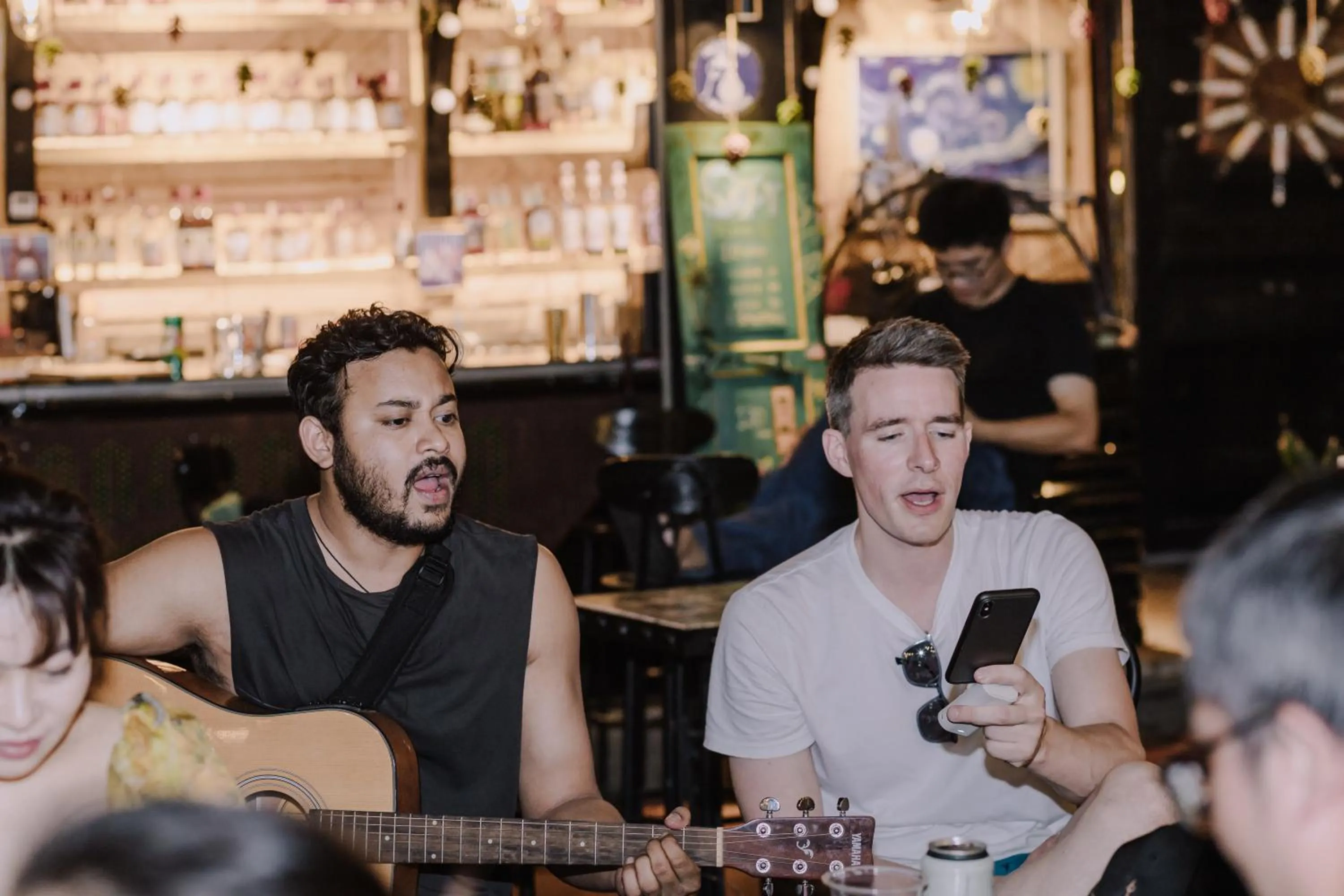 People in Republic Hostel Cat Ba