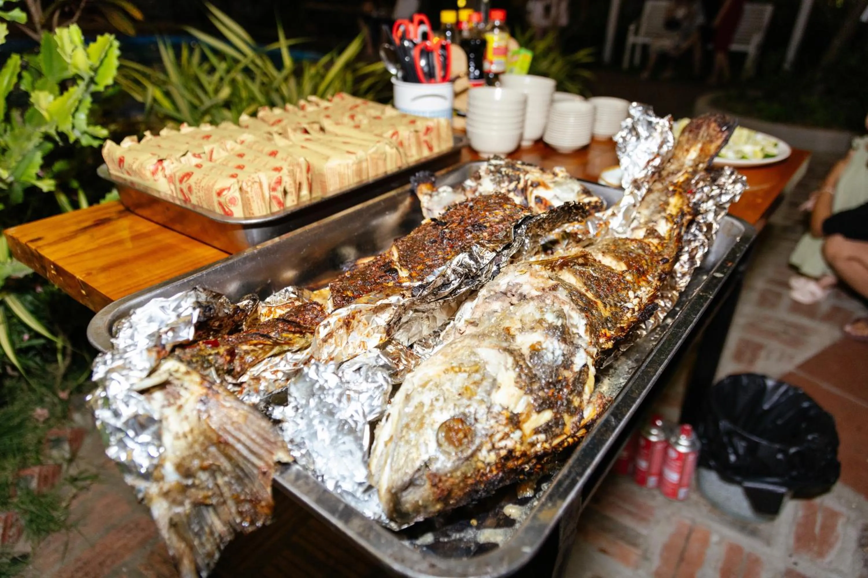BBQ facilities in Republic Hostel Cat Ba