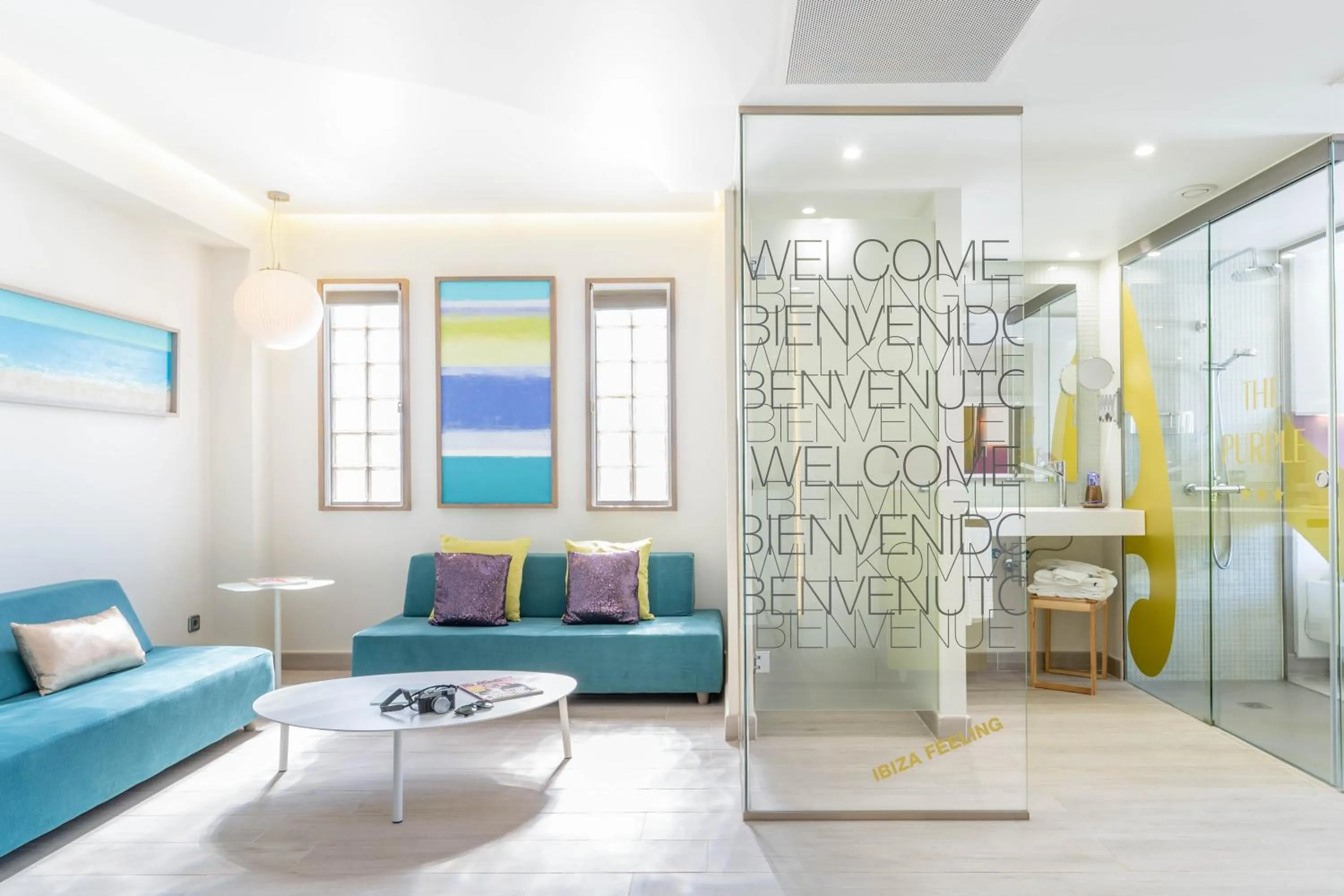 Shower in The Purple Hotel - Adults Only