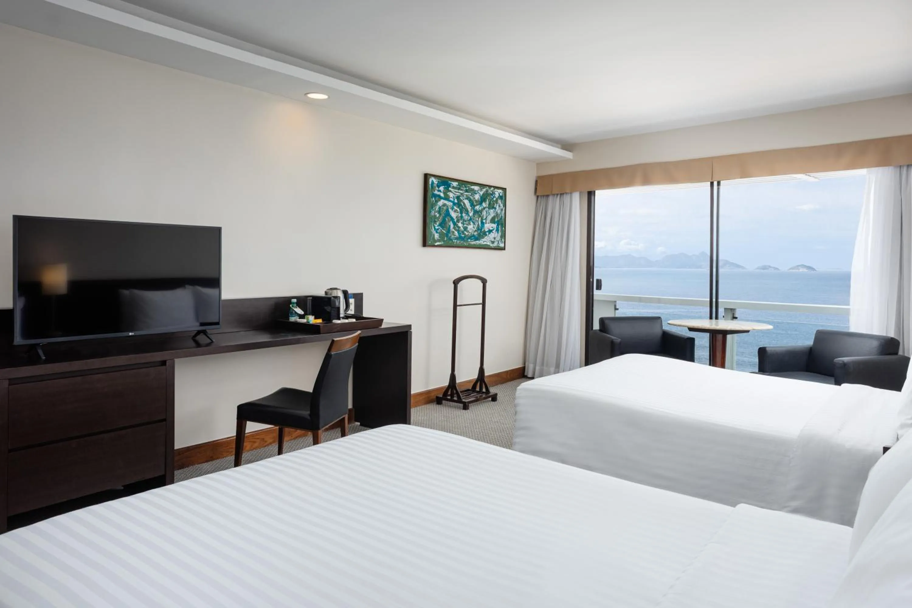 Bedroom, Bed in Rio Othon Palace