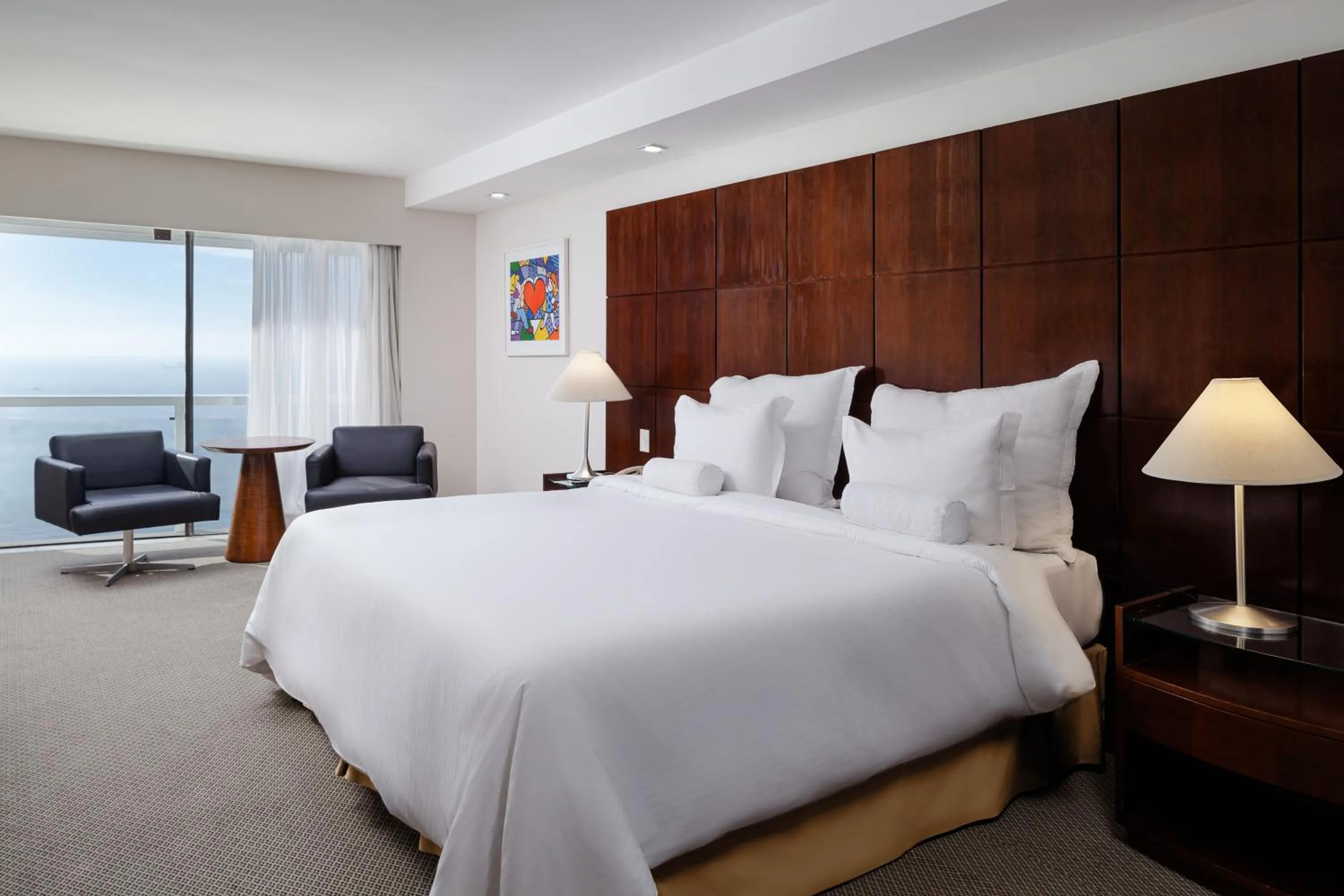 Bedroom, Bed in Rio Othon Palace