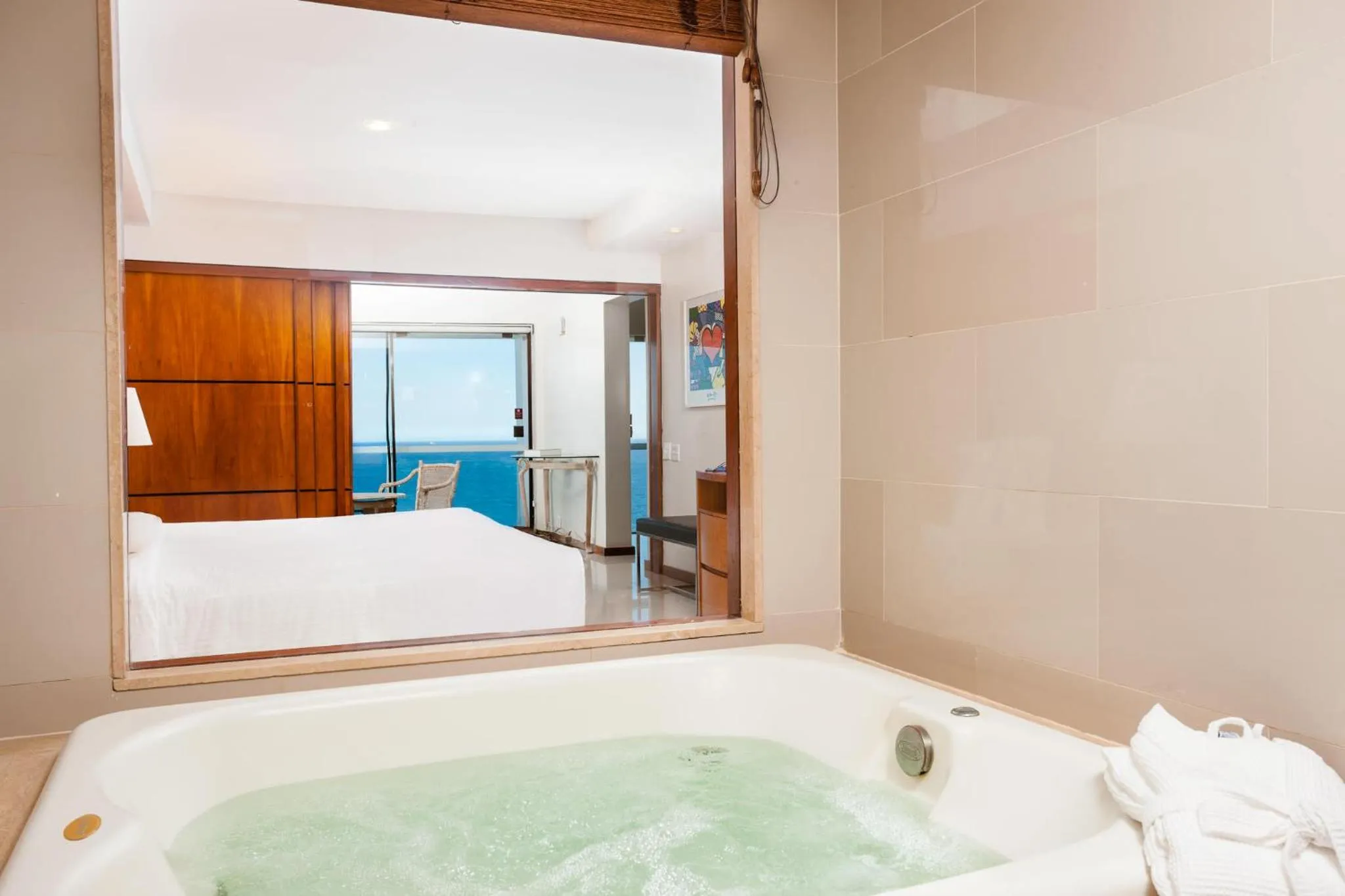 Bedroom, Bed in Rio Othon Palace