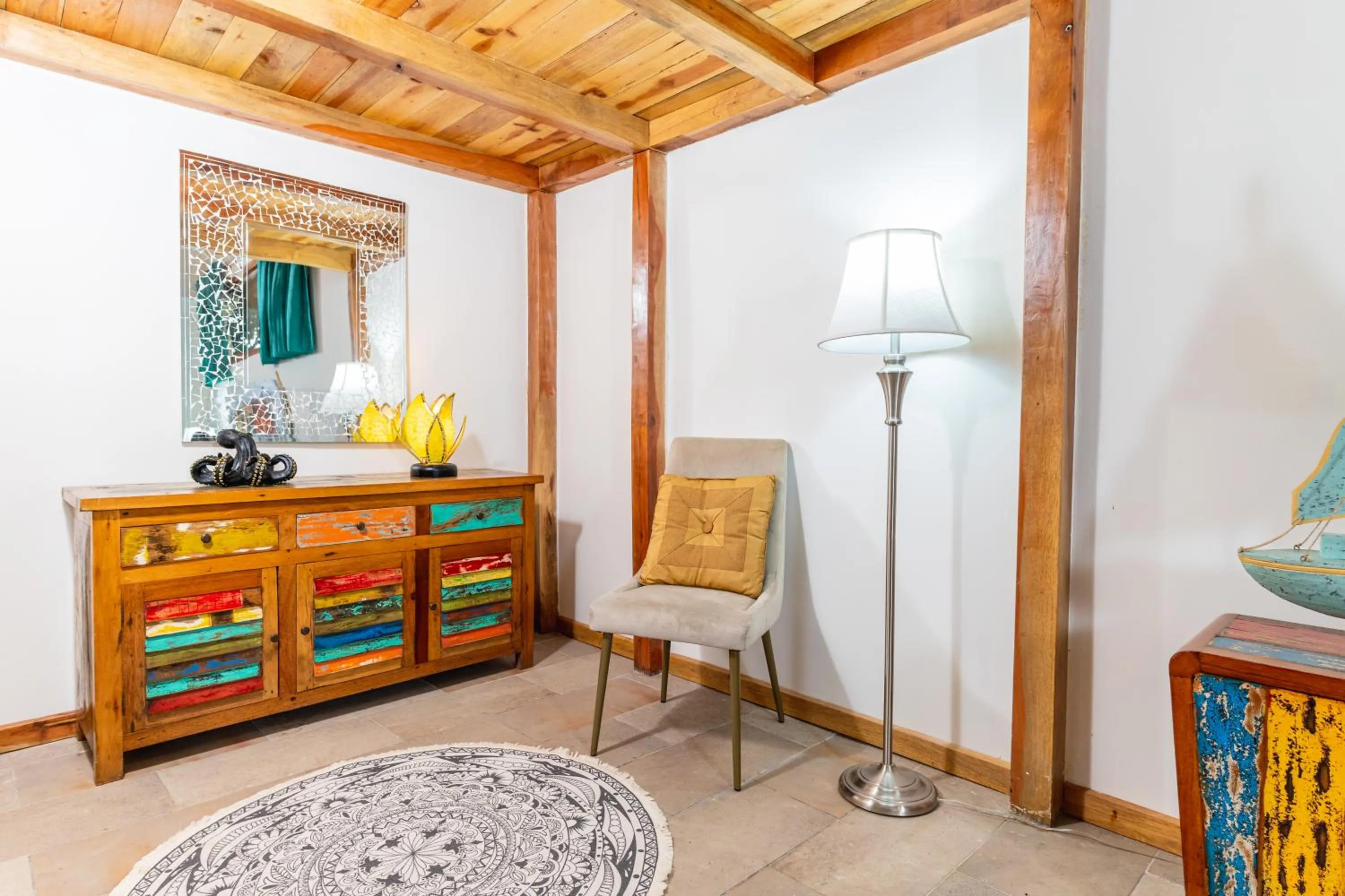 Living room in Hacienda La Norma Boho Boutique Hotel