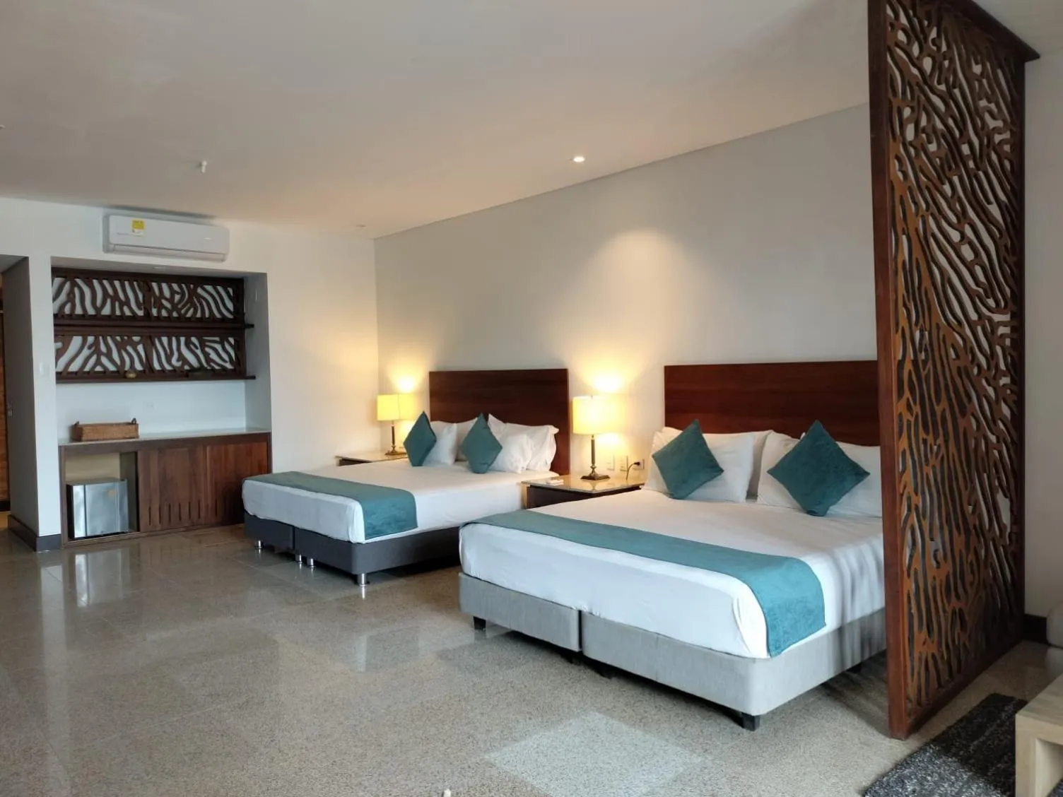 Photo of the whole room in Castillete Hotel & Beach Club