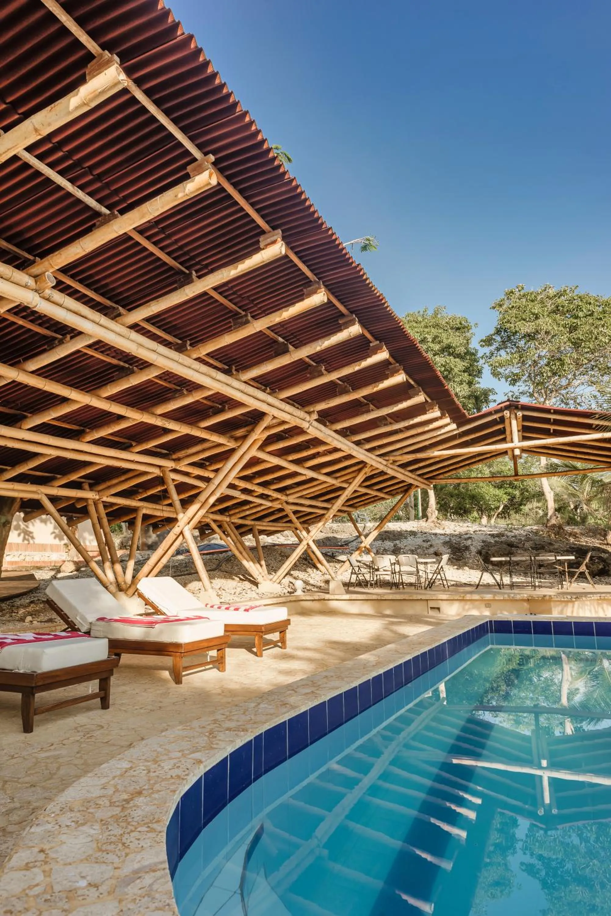 Pool view in Castillete Hotel & Beach Club