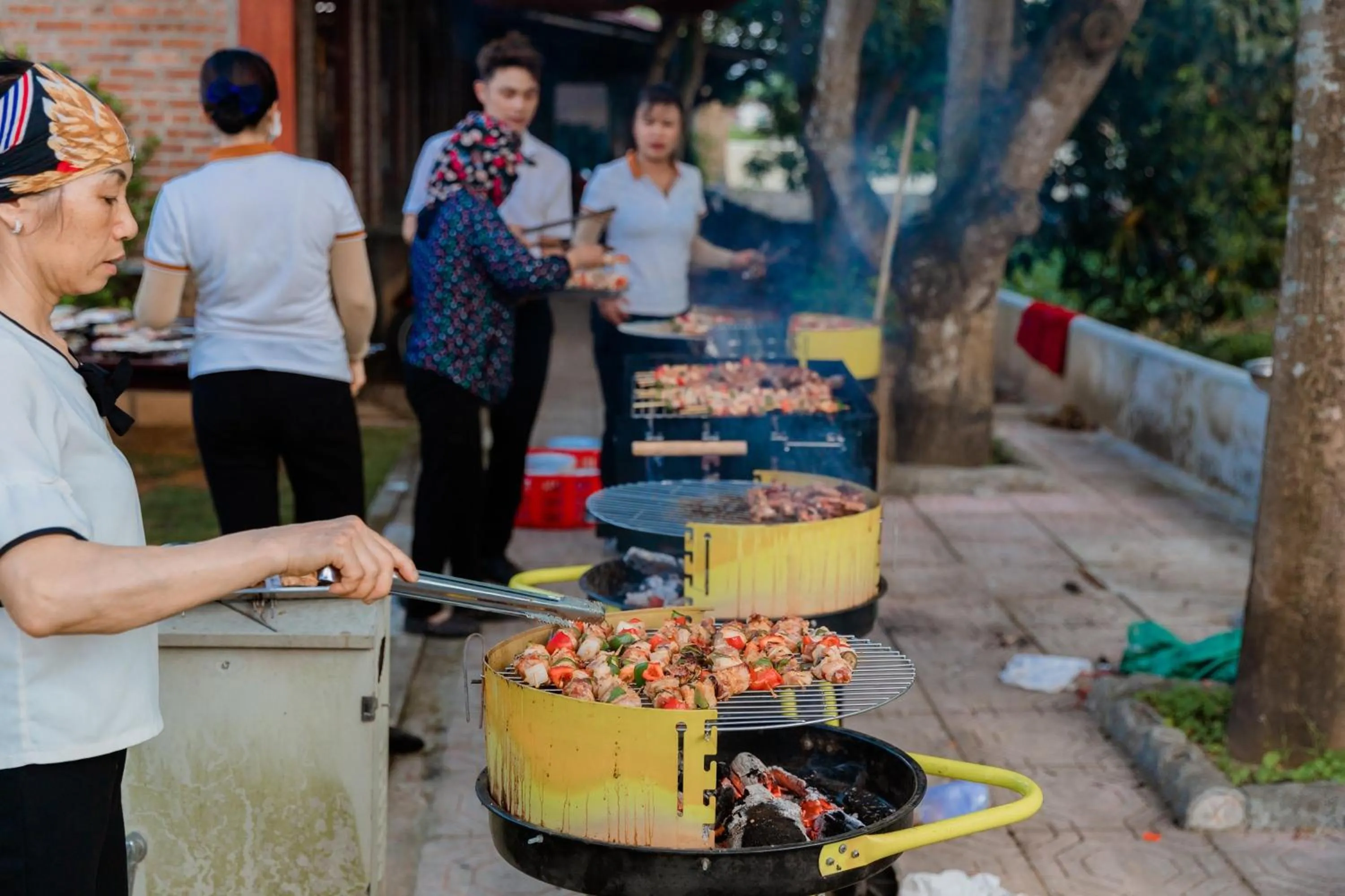 BBQ facilities in Hoa Lu Garden Resort