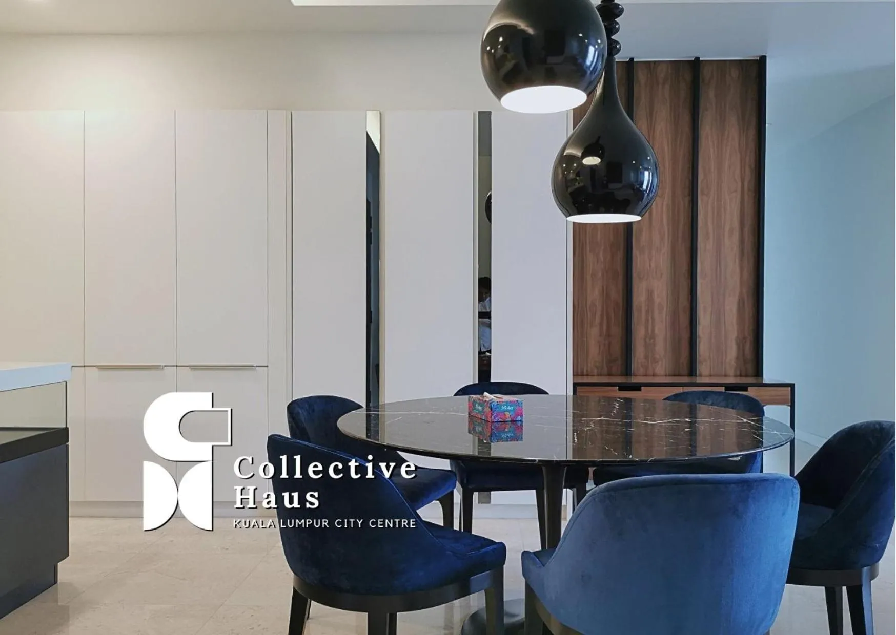 Dining area in Tropicana Residence Kuala Lumpur by Collective Haus