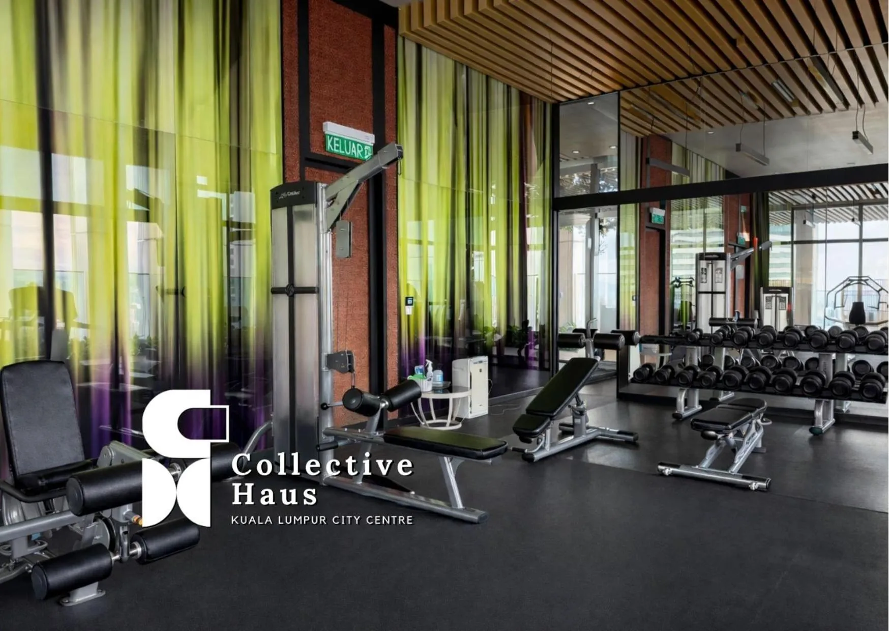 Fitness centre/facilities in Tropicana Residence Kuala Lumpur by Collective Haus