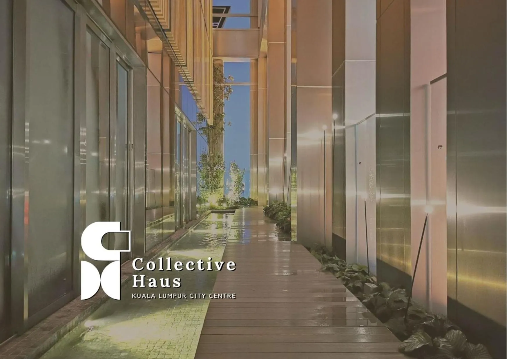 Text overlay in Tropicana Residence Kuala Lumpur by Collective Haus