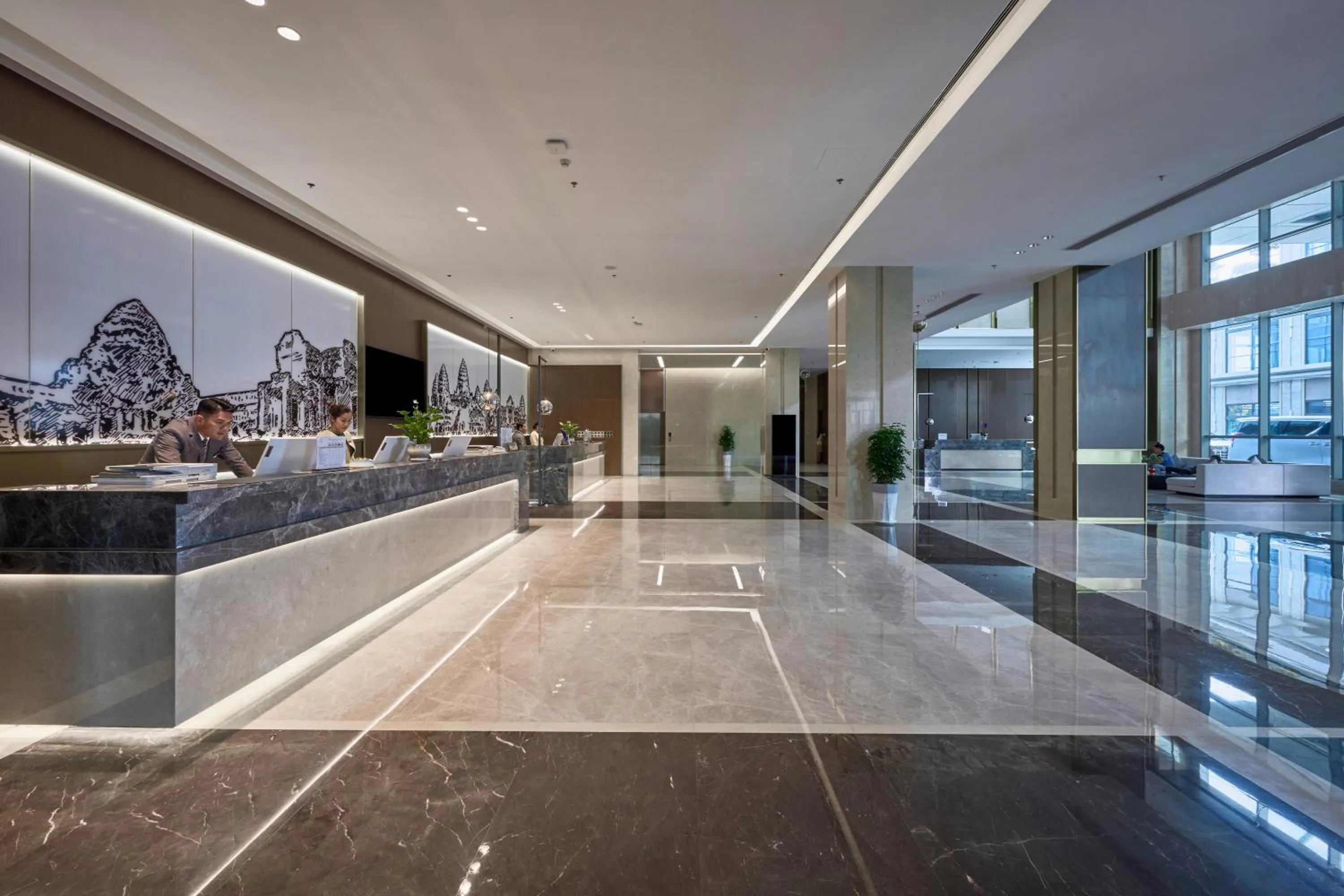 Lobby or reception in Crowne Plaza Phnom Penh by IHG 金边皇冠假日酒店 Former VM Hotel