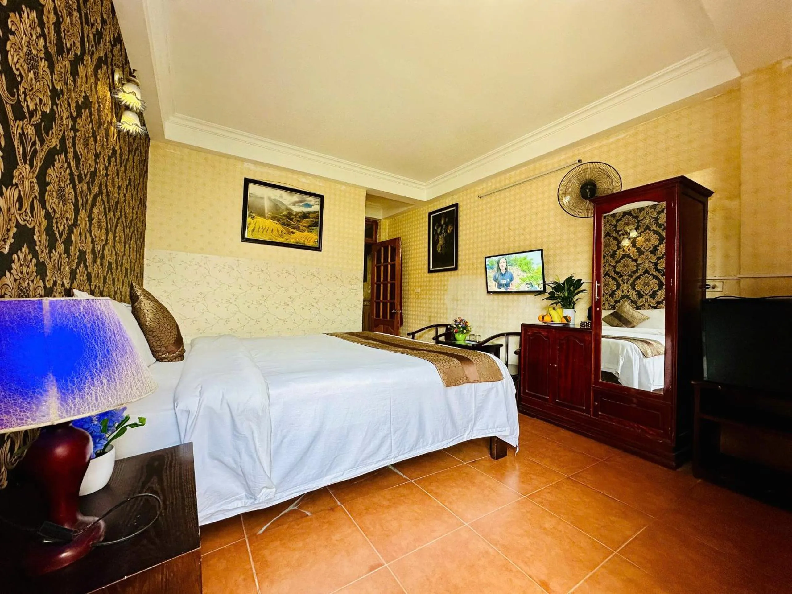 Bed in Hà Giang Hotel Sapa