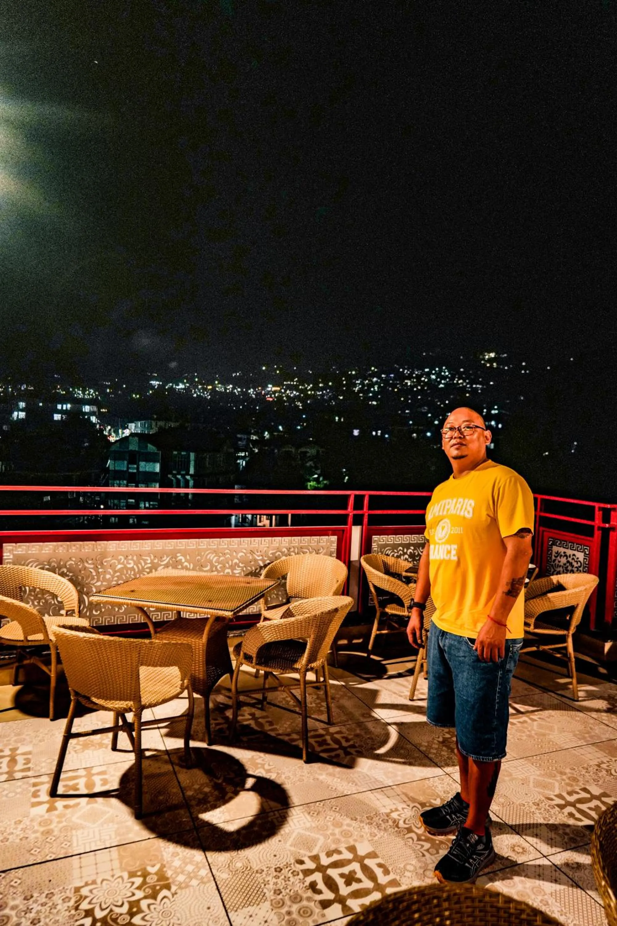 Night in Hotel Square One by D'Polo Dharamshala