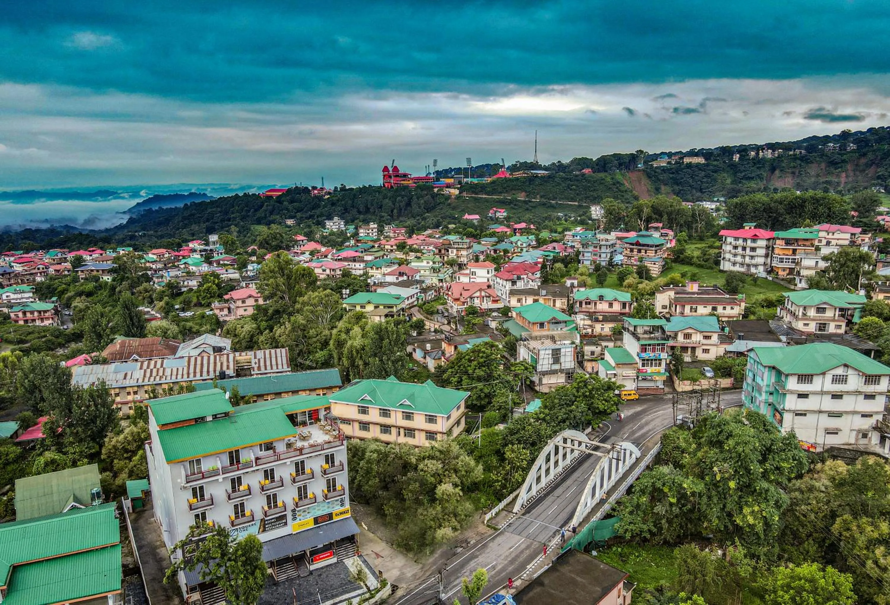Bird's eye view in Hotel Square One by D'Polo Dharamshala