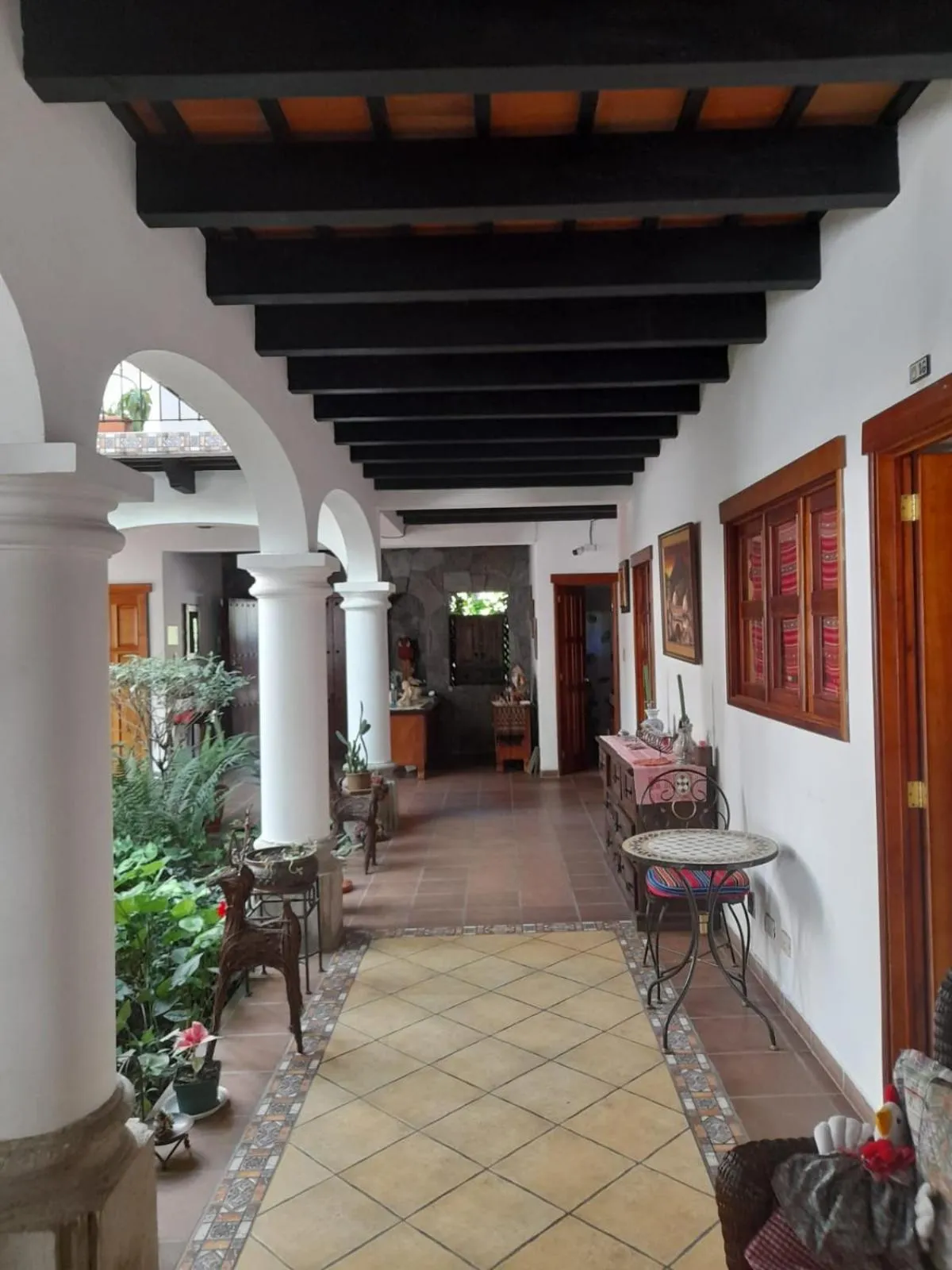 Patio in Hotel y Jardines Casa Búho