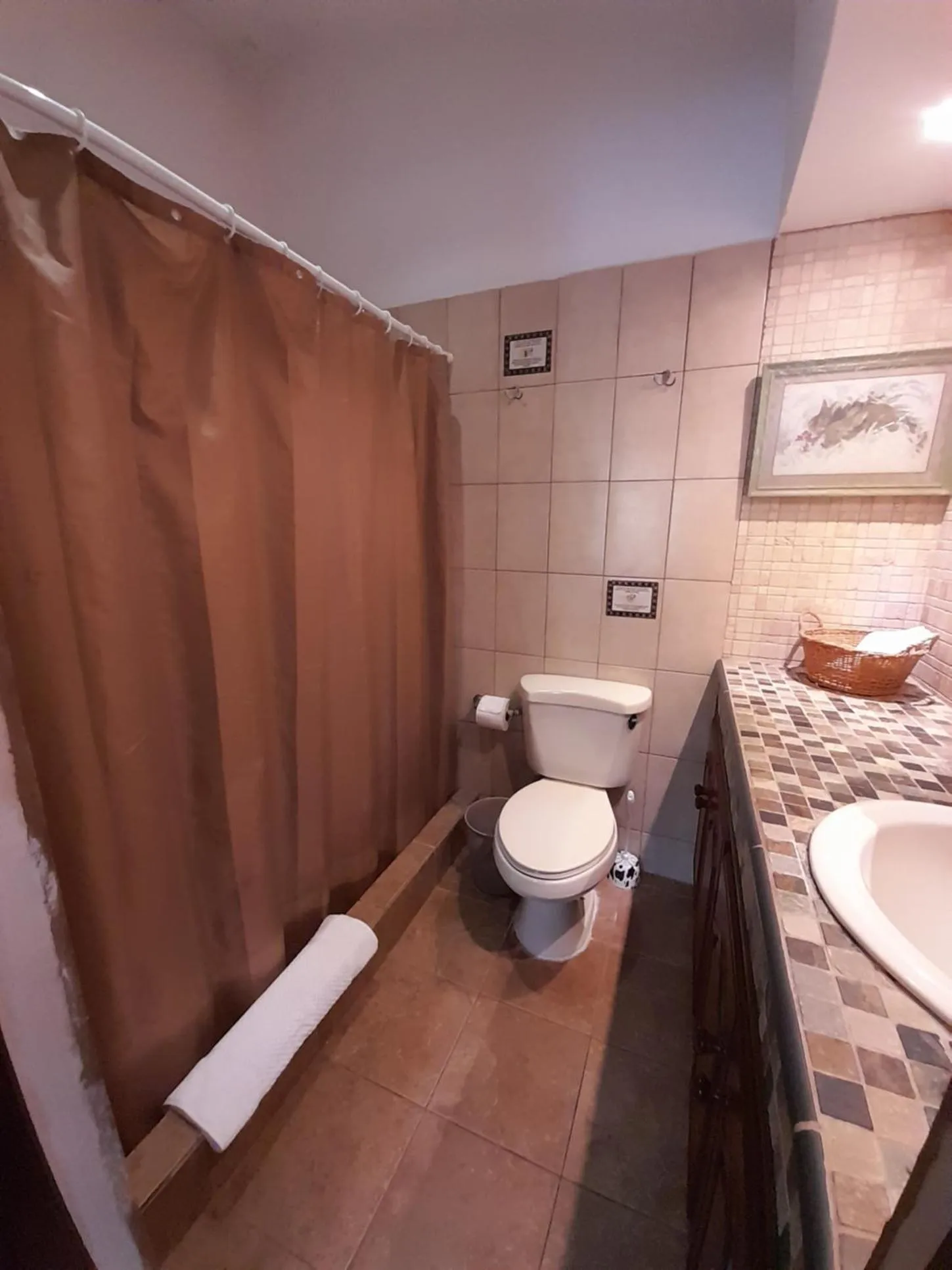 Shower in Hotel y Jardines Casa Búho