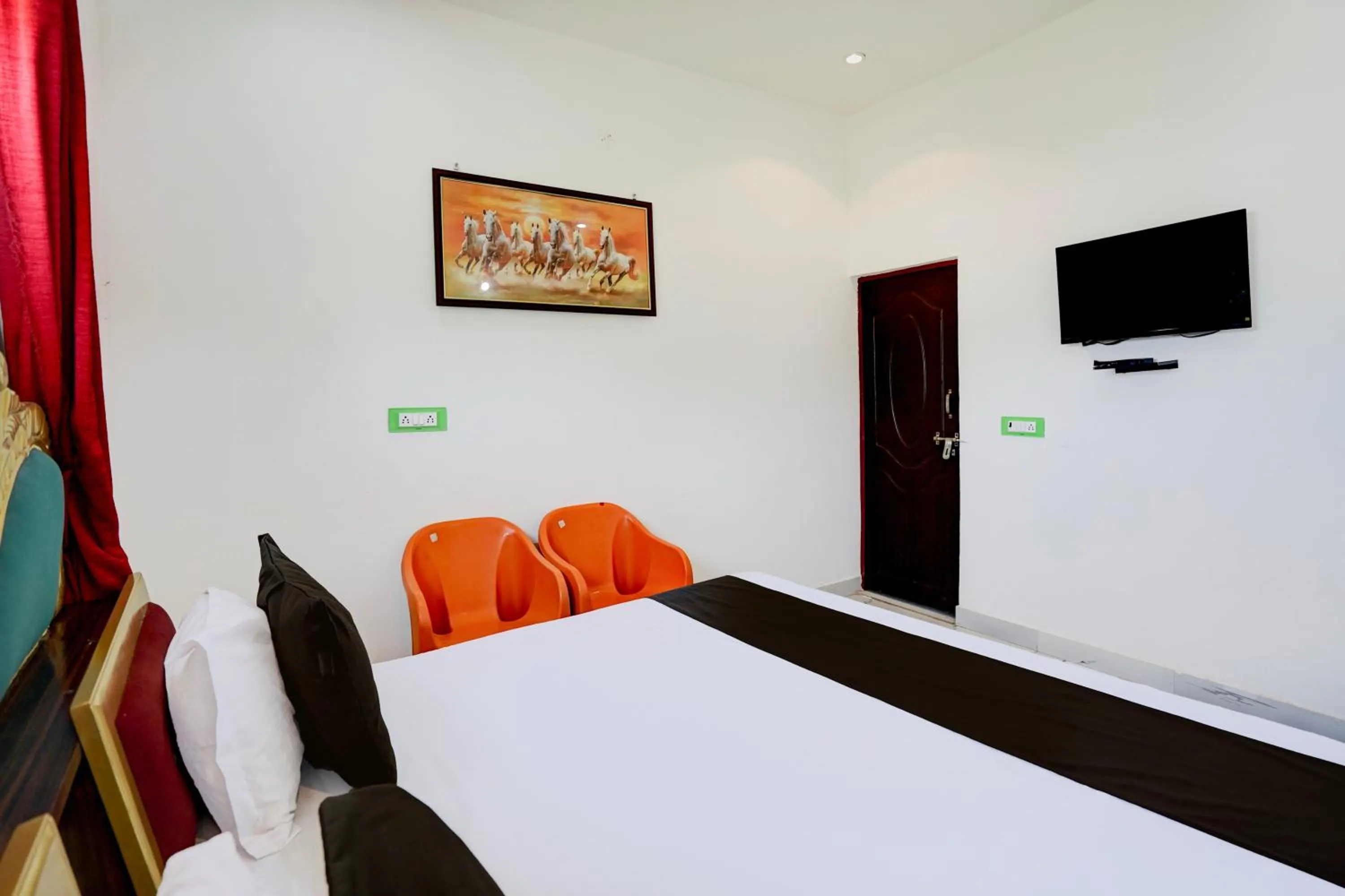 Bedroom, Bed in Hotel O Krishna Manu Palace