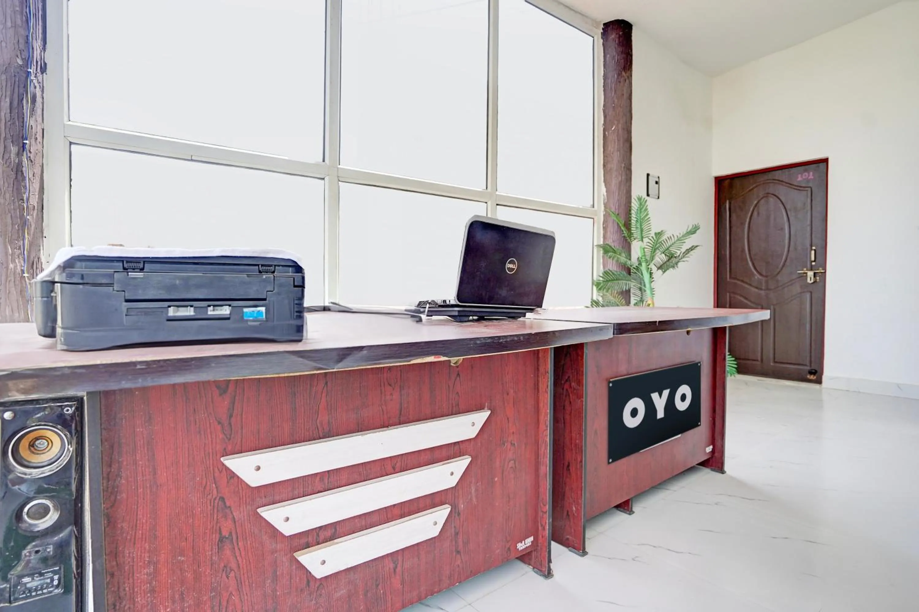 Lobby or reception in Hotel O Krishna Manu Palace