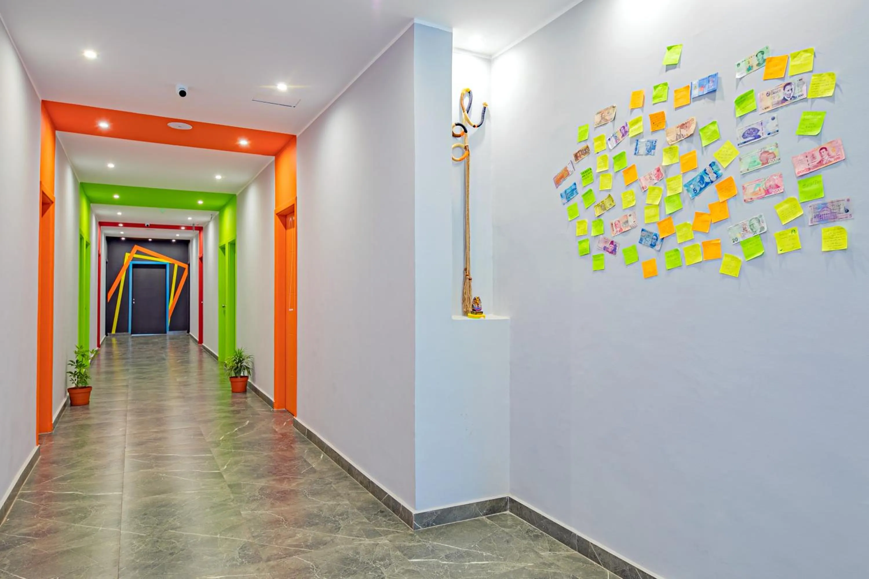 Lobby or reception in Bedcoin Hostel