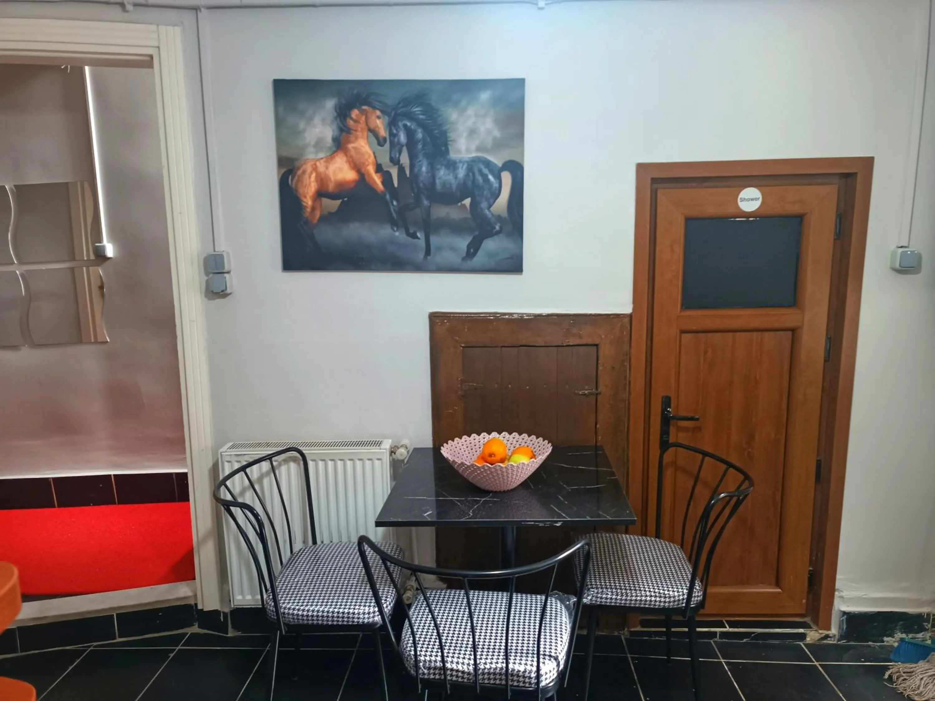 Dining area in Taksim History Wooden Hostel